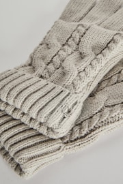 Lipsy Light Grey Cosy Cable Gloves - Image 2 of 3