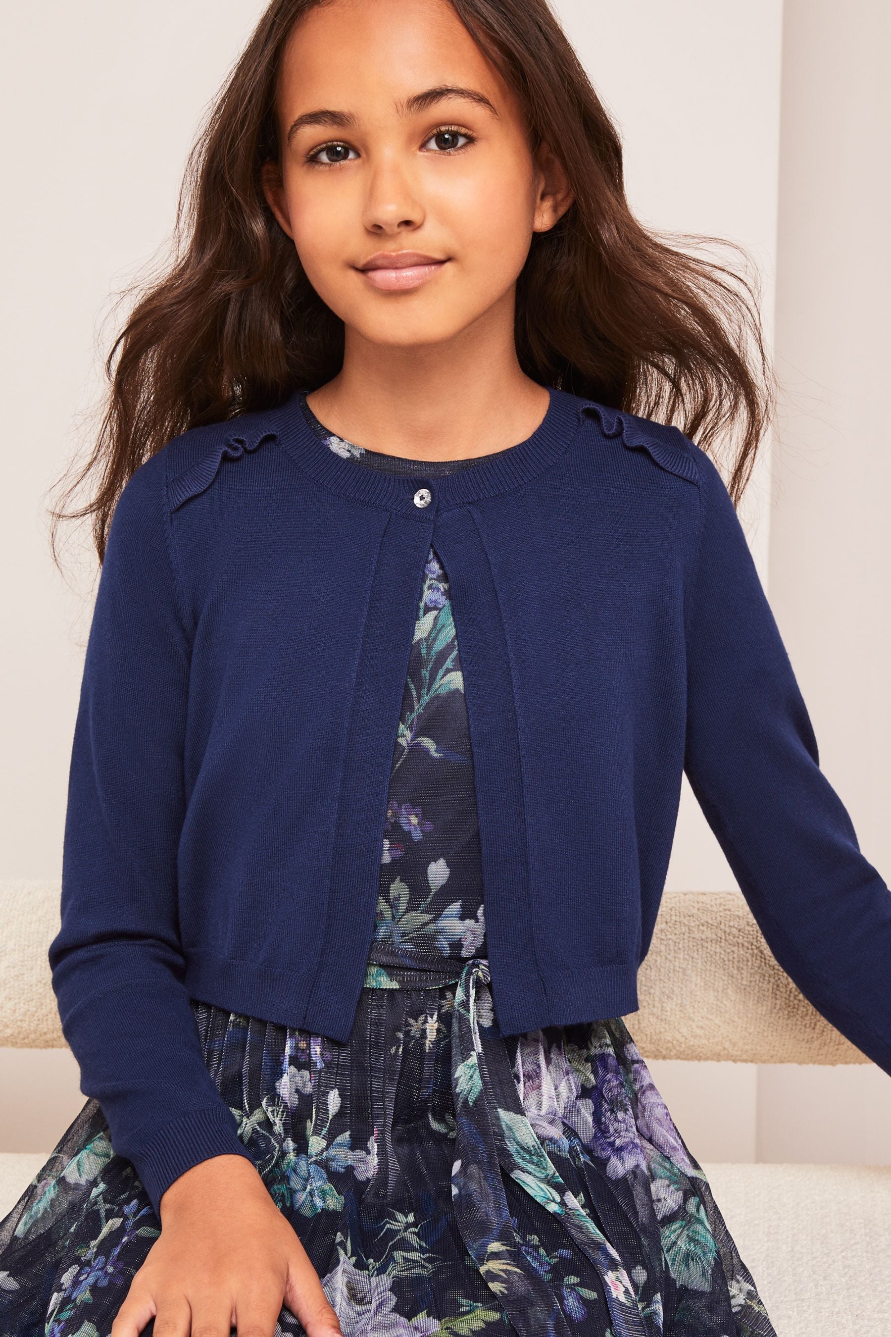 Buy Lipsy Navy Blue Occasion Bolero Cardigan 5 16yrs from the Next UK online shop
