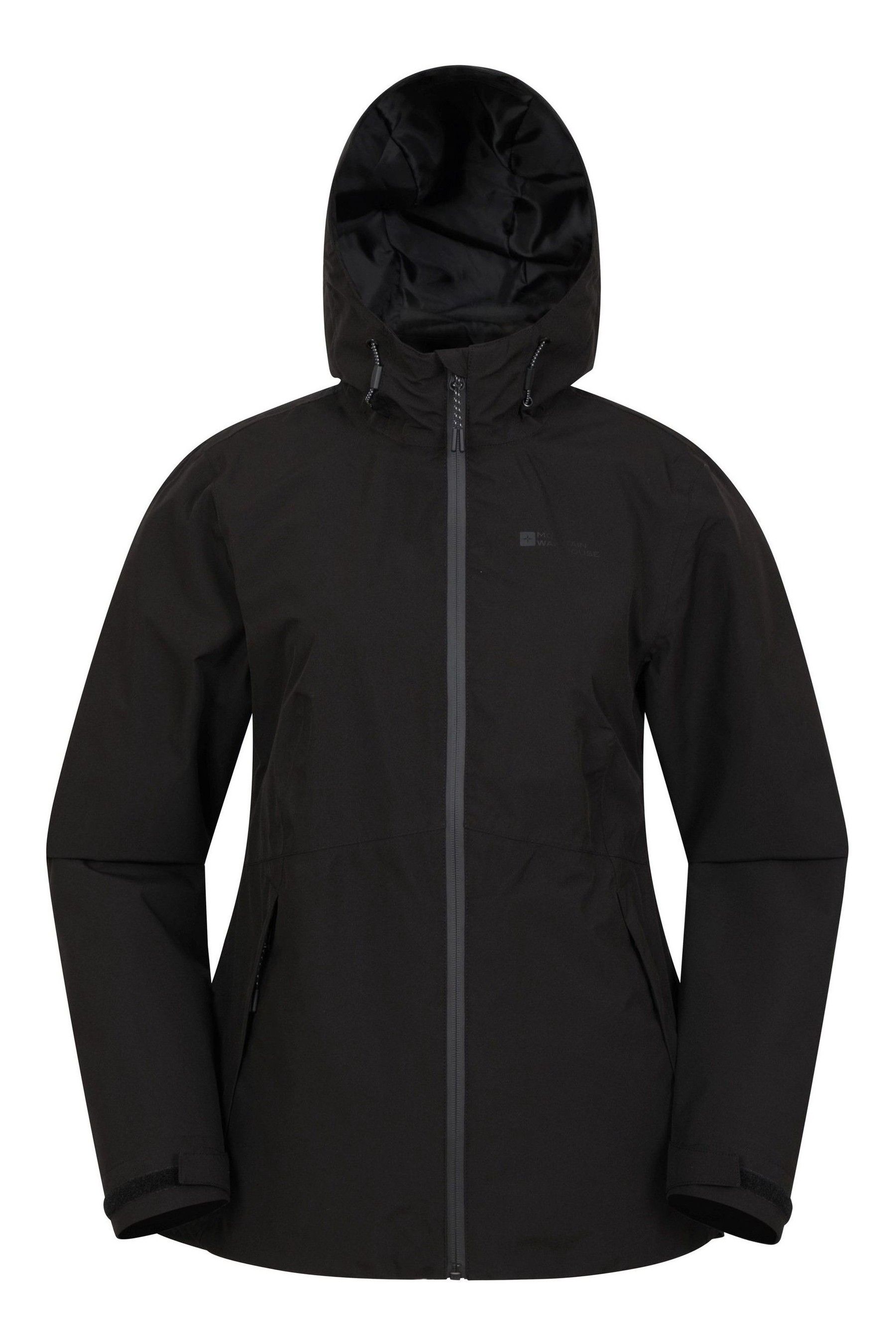 Lightweight black waterproof jacket sales
