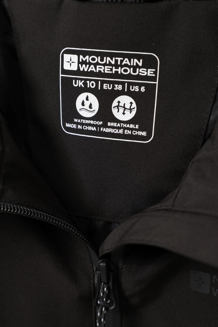 Mountain Warehouse Black Vancouver Ultra-Lightweight Waterproof Jacket - Womens - Image 7 of 7