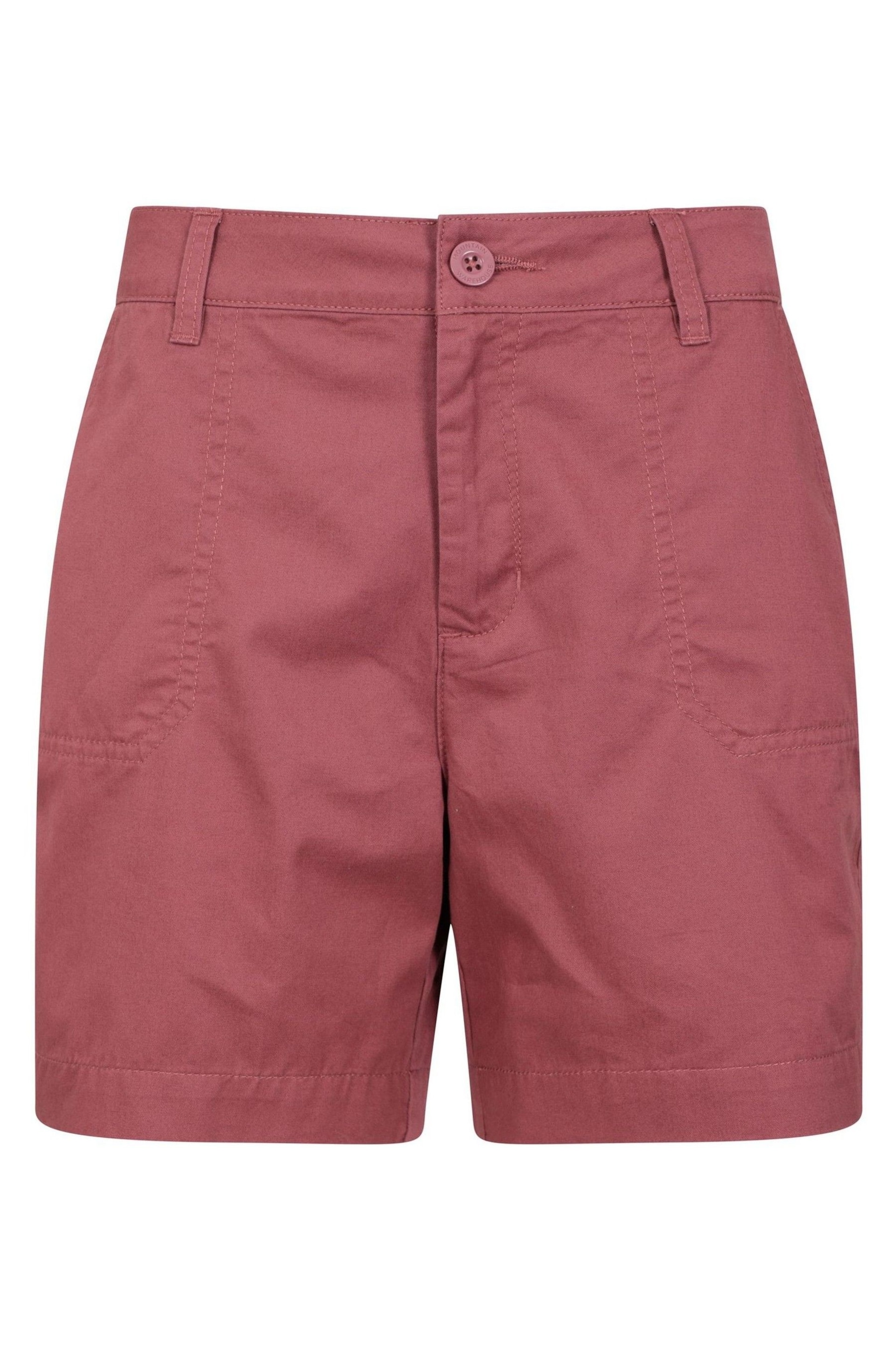 Mountain Warehouse Pink Bayside 100% Organic Cotton Womens Shorts - Image 1 of 6