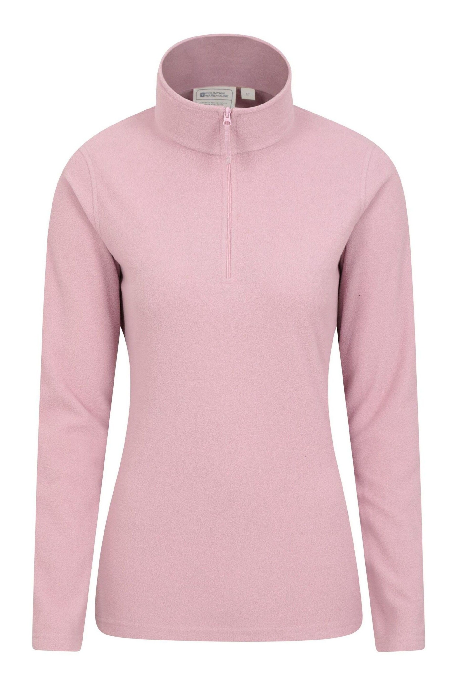 Mountain Warehouse Pink Camber Womens Half-Zip Fleece - Image 1 of 5