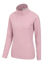 Mountain Warehouse Pink Camber Womens Half-Zip Fleece - Image 3 of 5