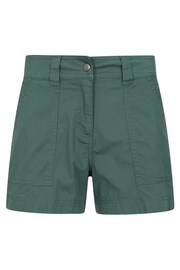 Mountain Warehouse Green Coast Womens Lightweight Outdoor Shorty Shorts - Image 1 of 6