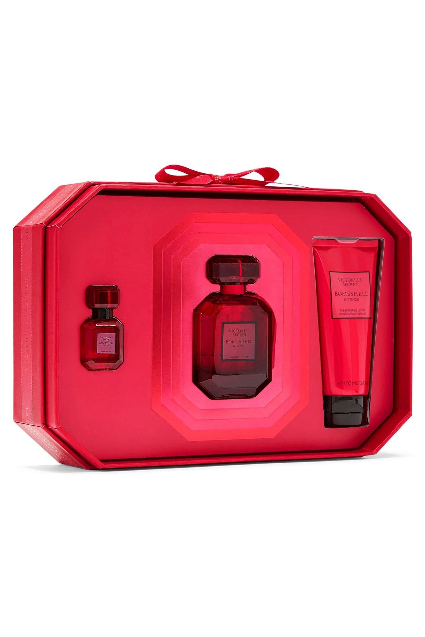 Buy Victoria s Secret Bombshell Intense Perfume 3 Piece Fragrance Gift Set from the Next UK online shop