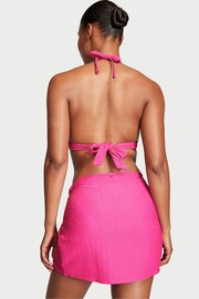 Victoria's Secret Forever Pink Fishnet Halter Swim Bikini Top - Image 2 of 3