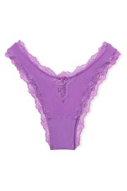 Victoria's Secret Purple Tease Brazilian Knickers - Image 3 of 3
