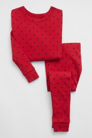 Gap Red Organic Cotton Print Pyjama Set (12mths-5yrs) - Image 1 of 1