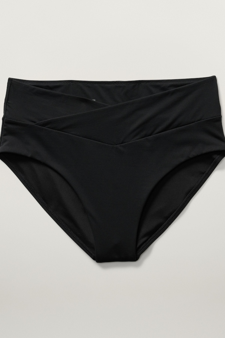 Athleta Black High Waist Crossover Bikini Bottoms - Image 5 of 5