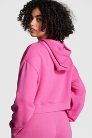 Victoria's Secret PINK Sizzling Strawberry Pink Cropped Hoodie - Image 2 of 3