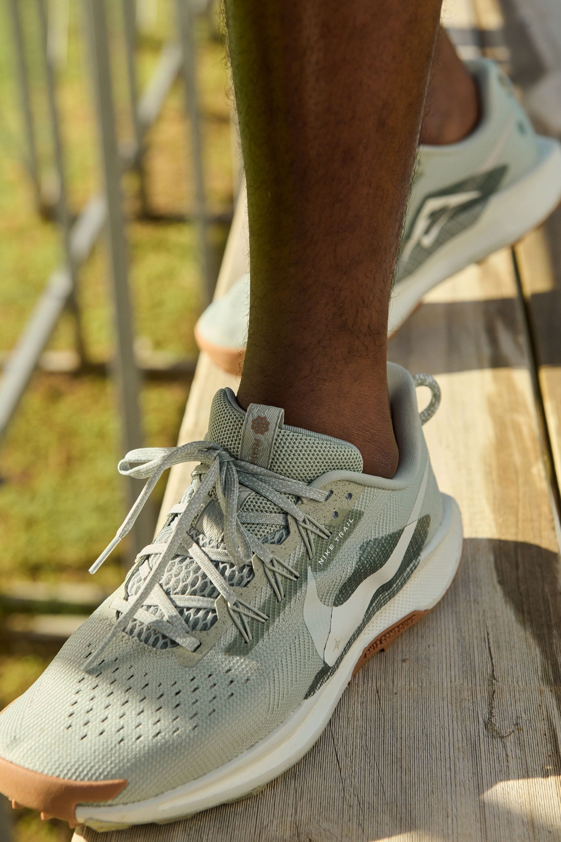 Buy Nike Aqua Blue Reactx Pegasus Trail 5 Running Trainers from Next Luxembourg
