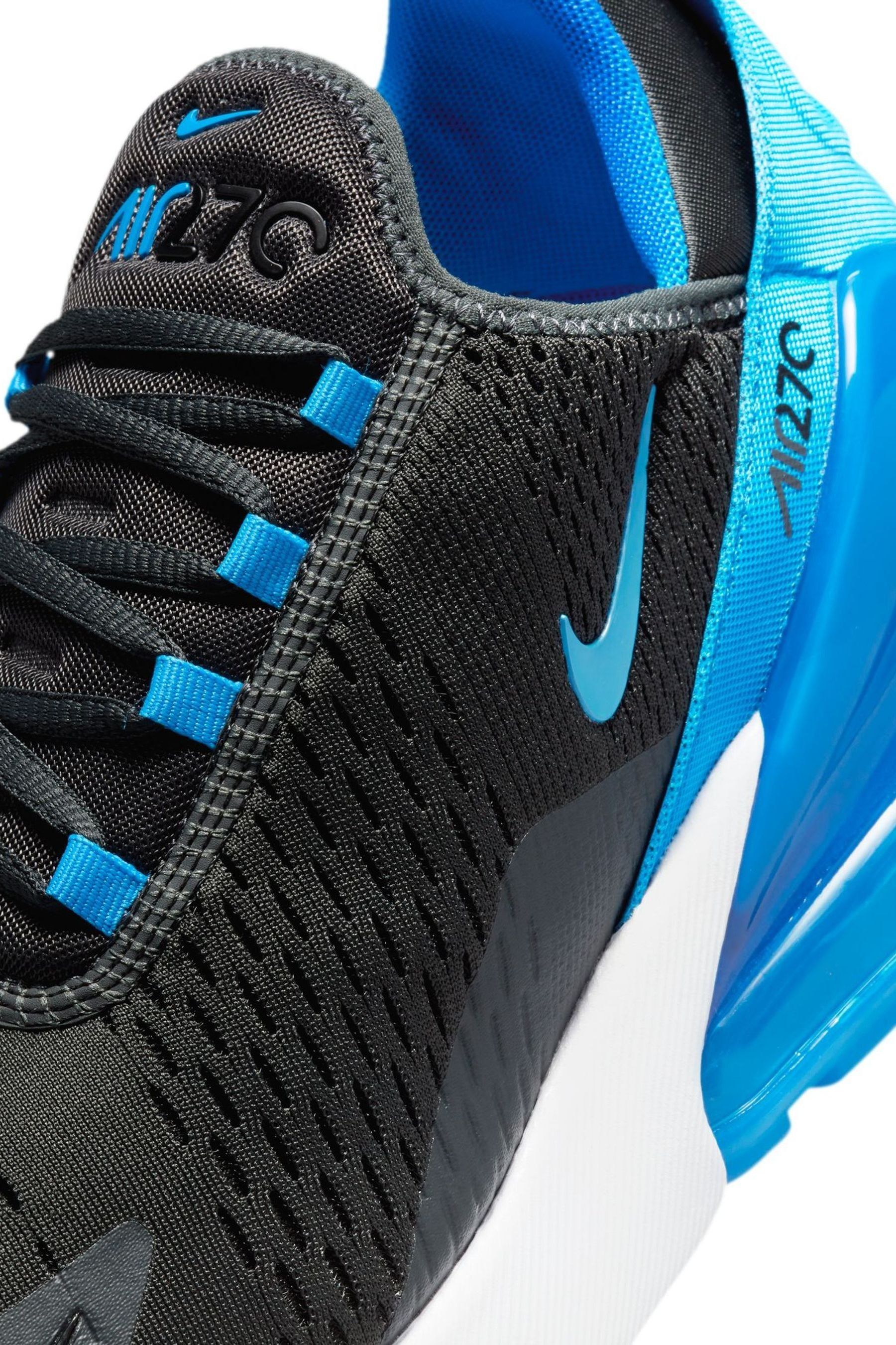 Buy Nike Grey Blue Air Max 270 Trainers from Next Ireland