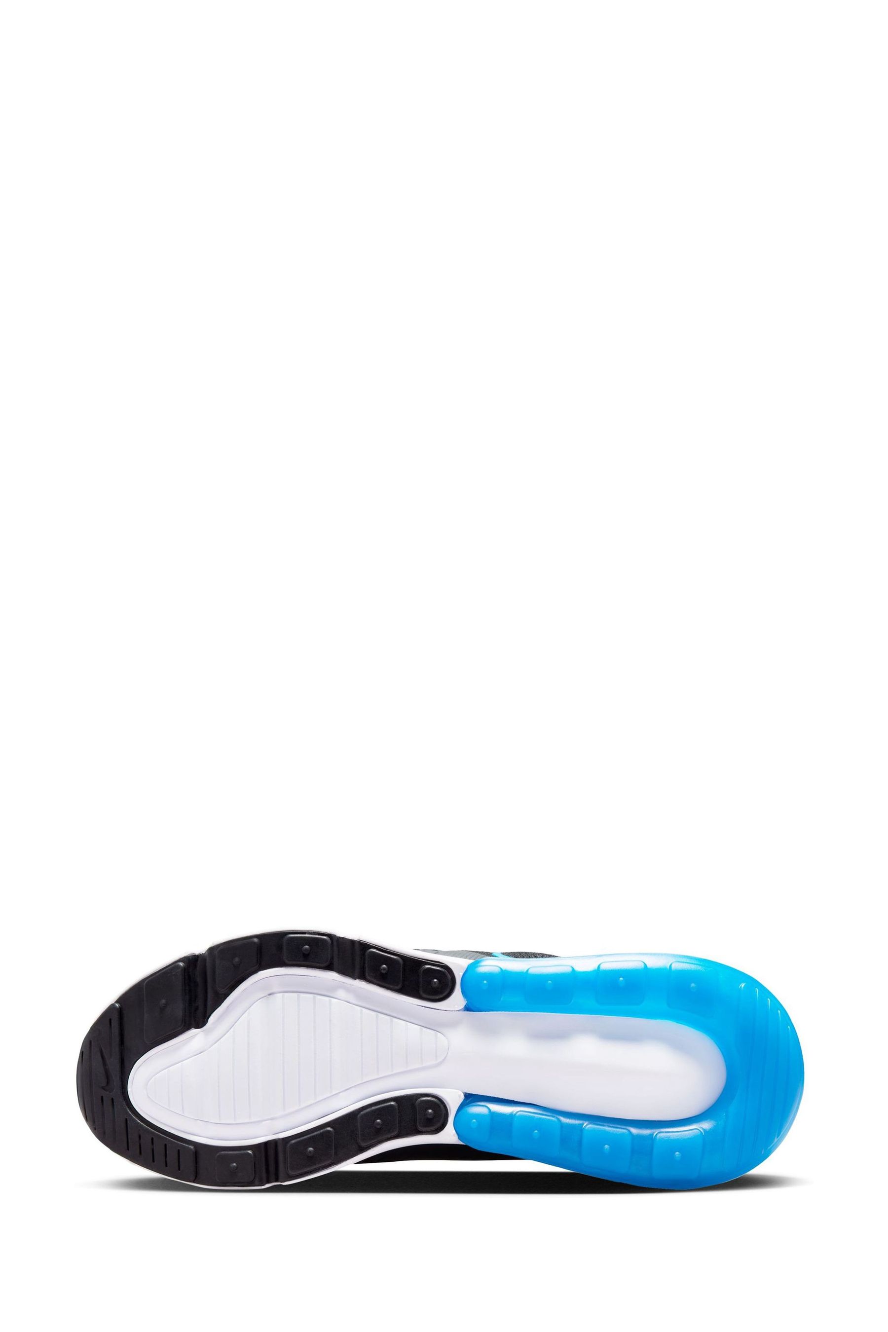 Buy Nike Grey Blue Air Max 270 Trainers from Next Luxembourg
