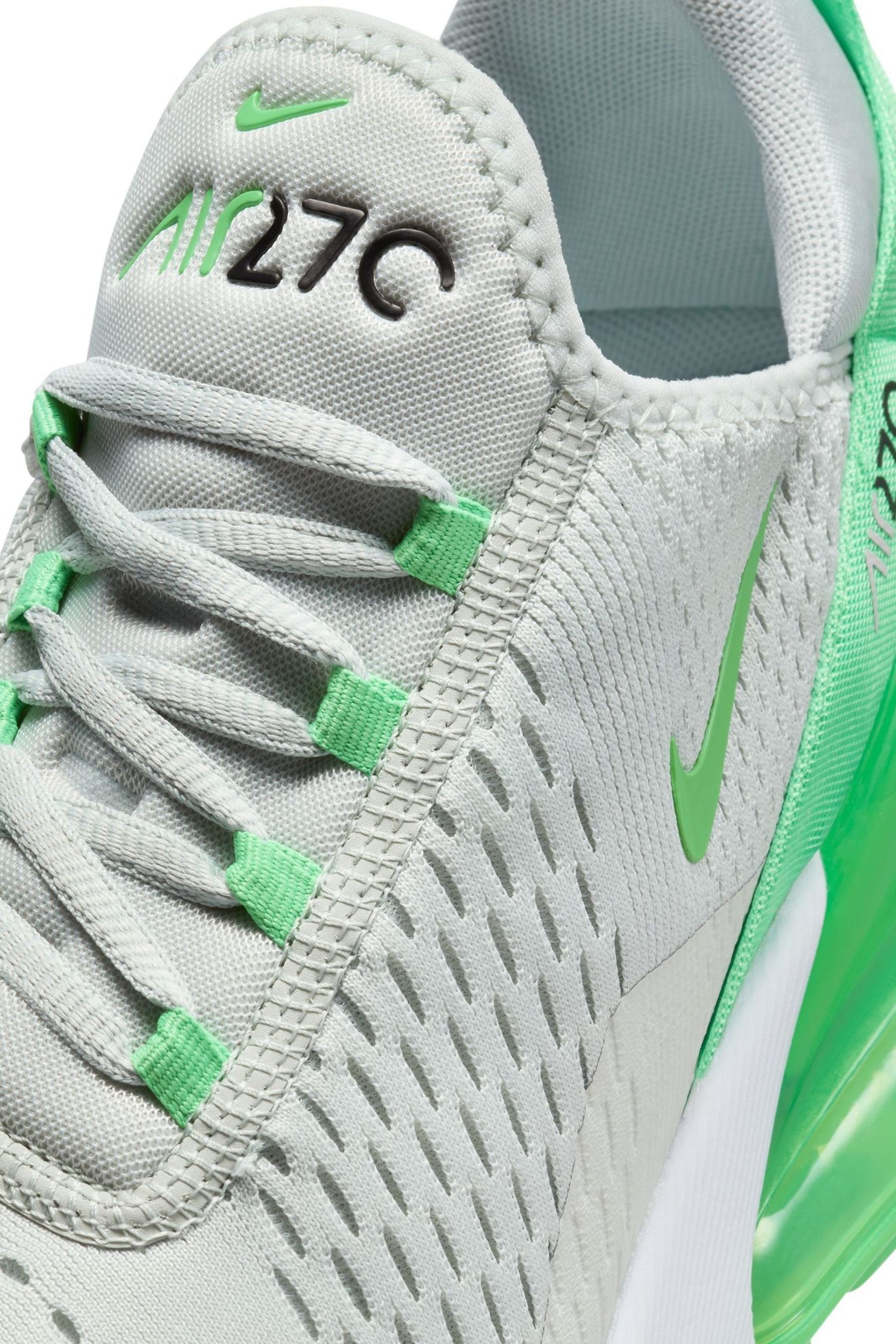 Nike 270 men's white and green hotsell