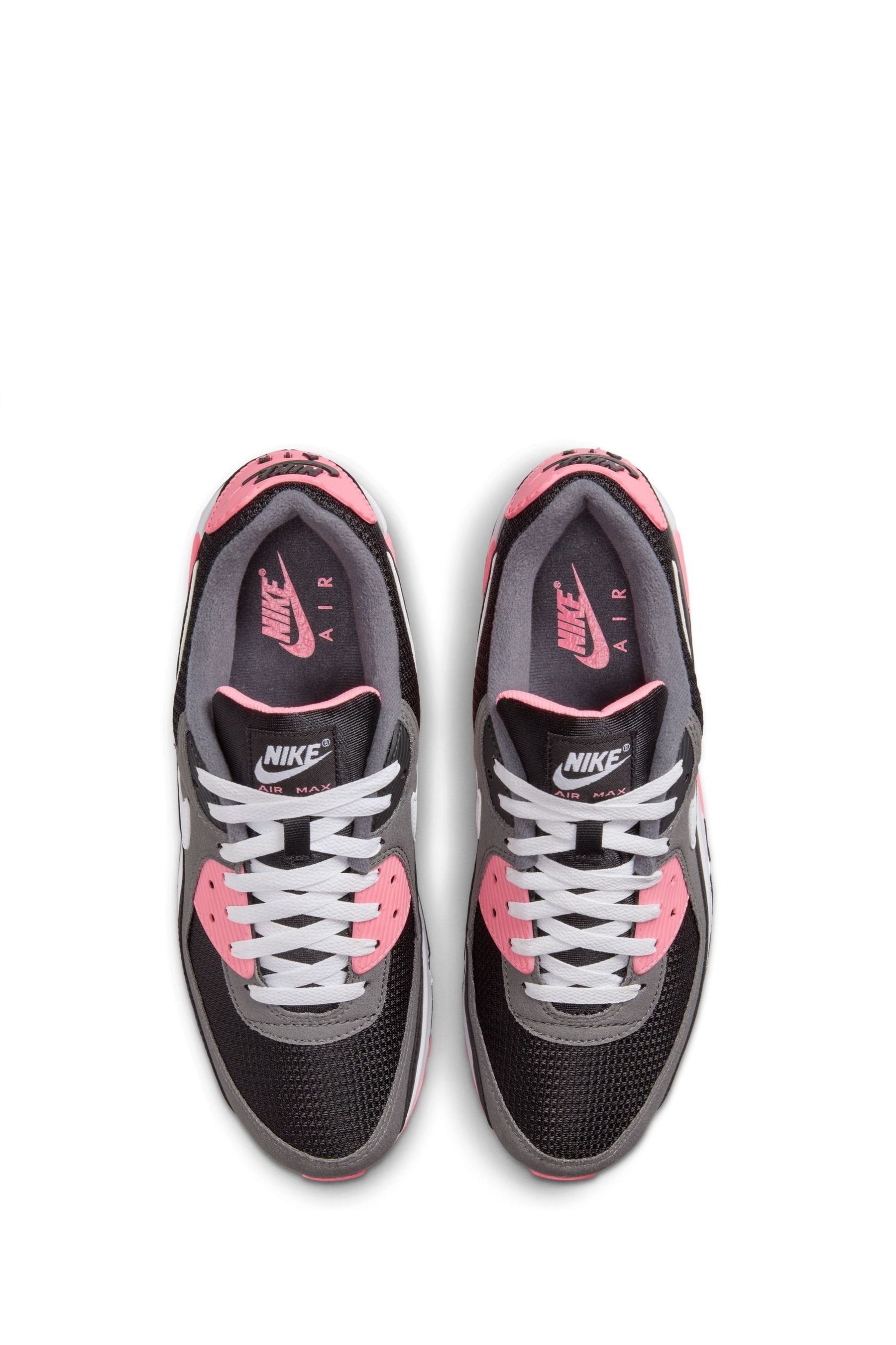 Pink white and black nike air max 2025