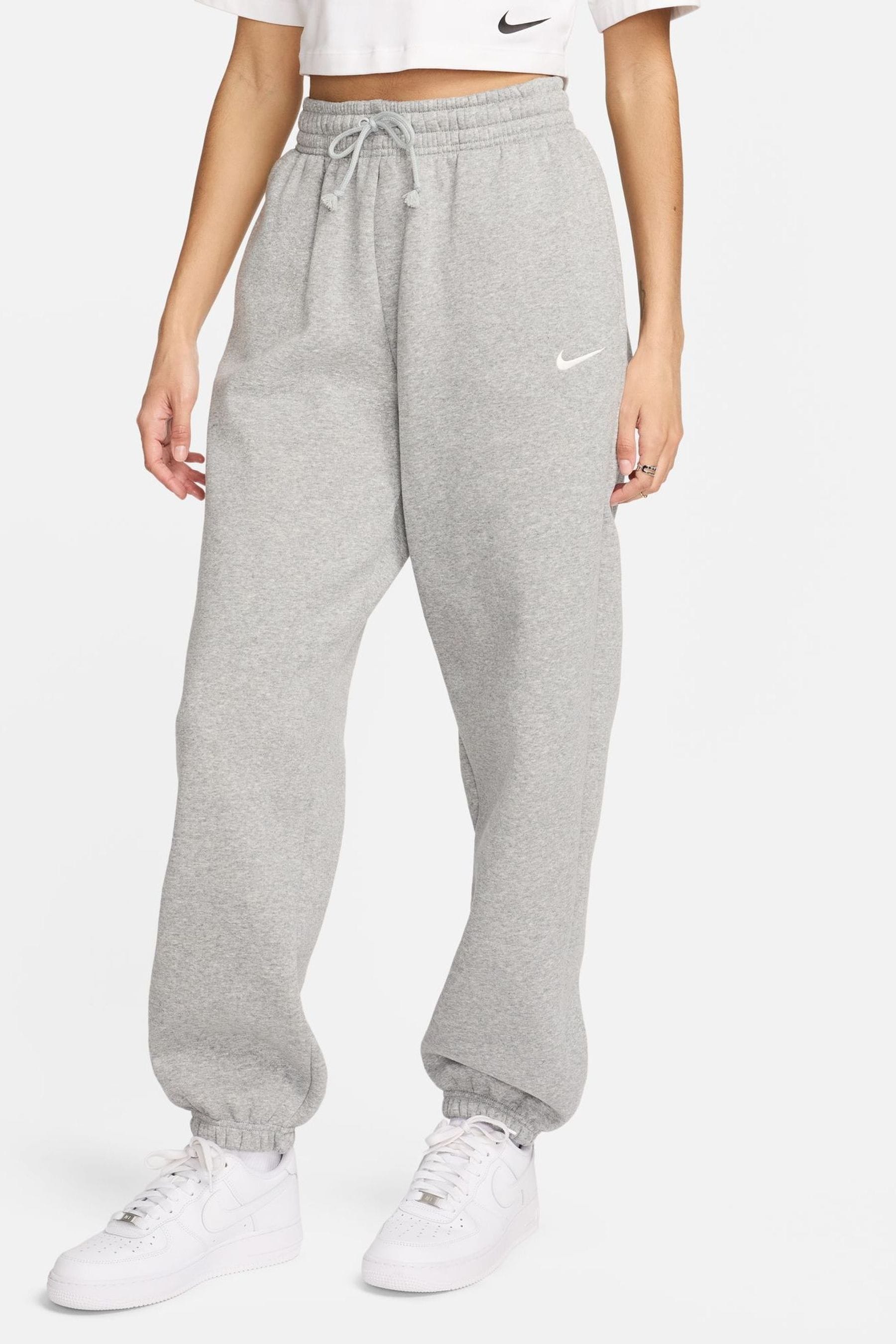 Womens nike sweatpants grey cheap
