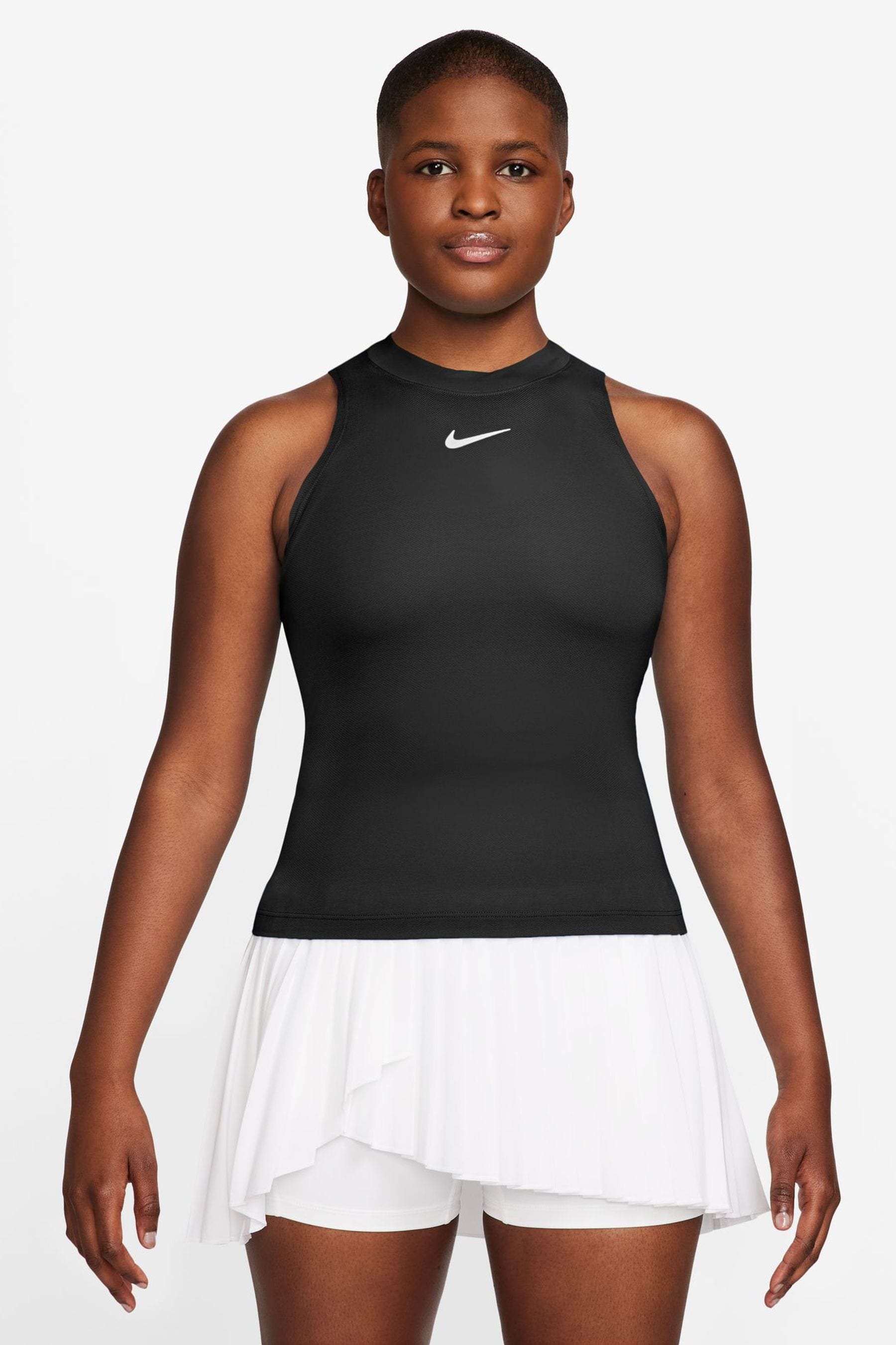 Buy Nike Black Court Advantage Tennis Vest from Next Georgia