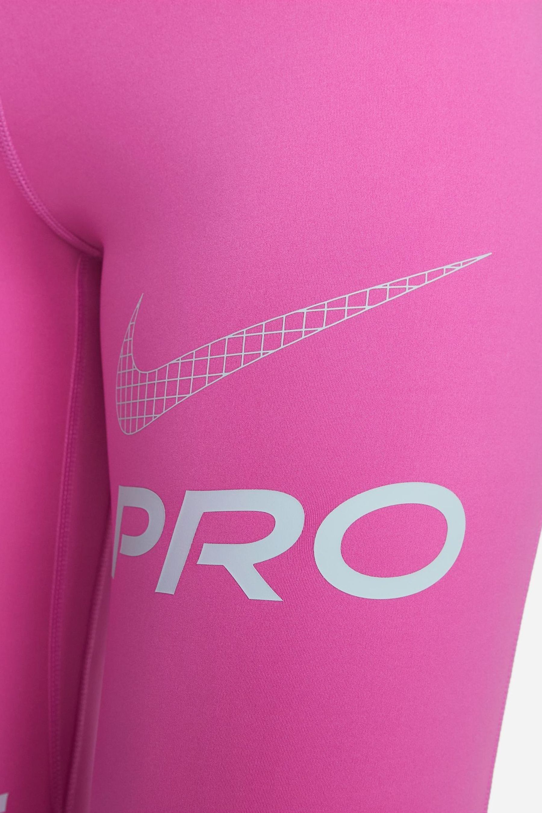 Pink nike training tights online