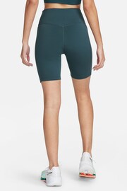 Nike Green Leak Protection Mid Rise 7 Biker Shorts - Image 3 of 8