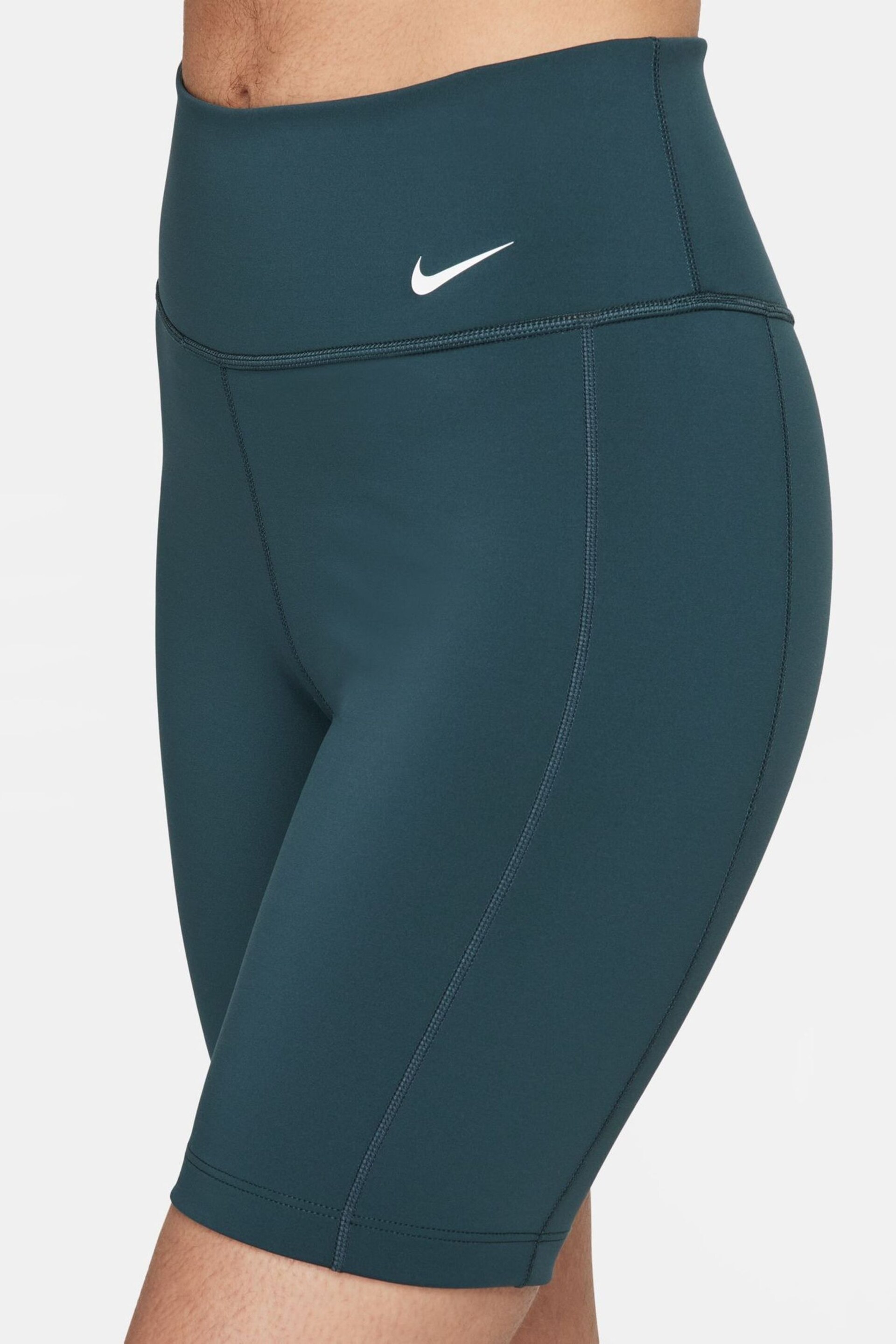 Nike Green Leak Protection Mid Rise 7 Biker Shorts - Image 4 of 8