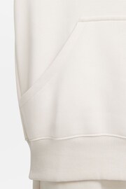 Nike Cream Oversized Phoenix Fleece Pullover Hoodie - Image 9 of 9