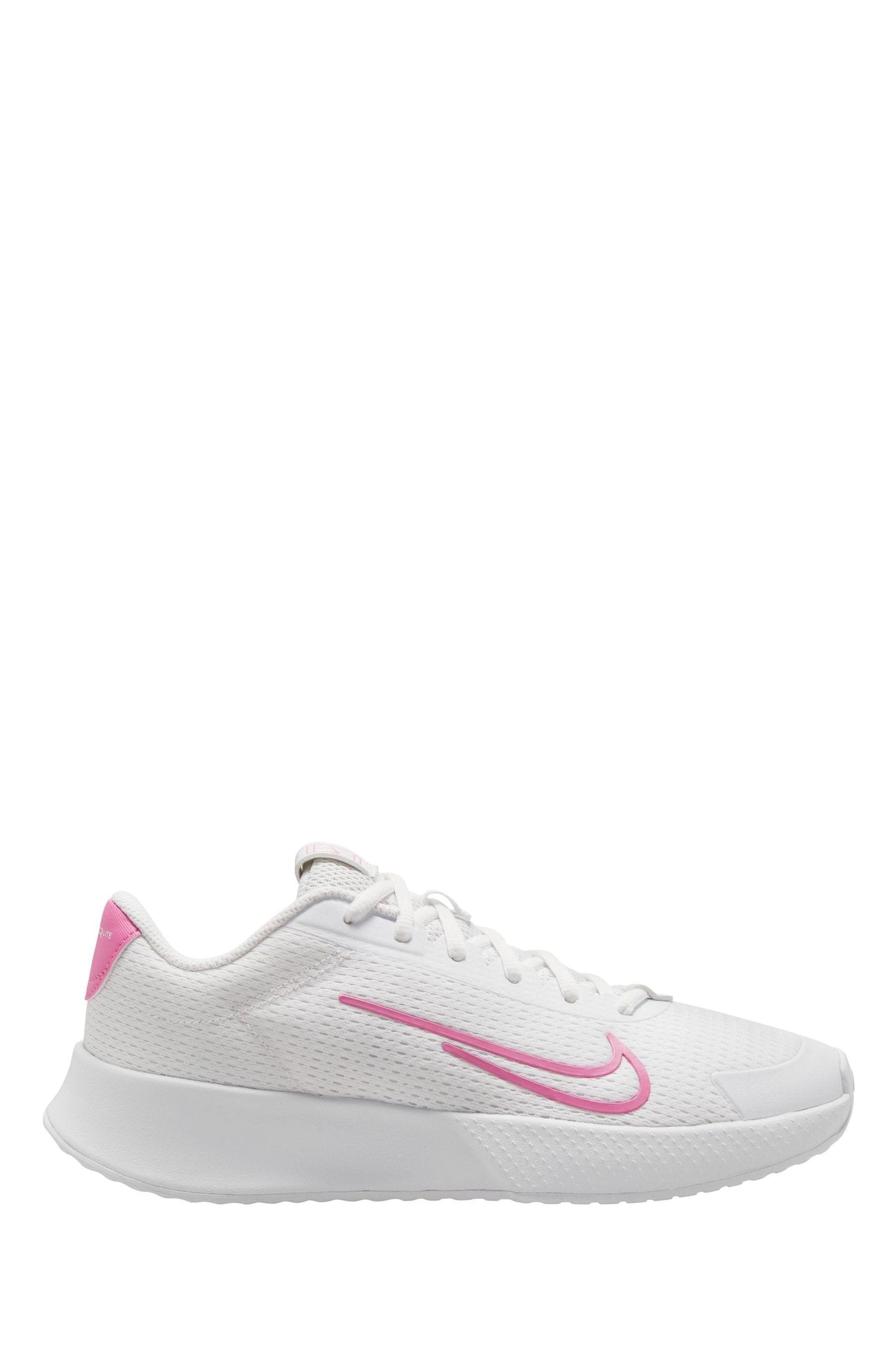 Buy Nike White Pink Court Vapor Lite 2 Hard Court Tennis Shoes from the Next UK online shop