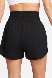 Nike Black One Dri-Fit Ultra High Waisted 3 Inch Brief Lined Shorts - Image 2 of 7