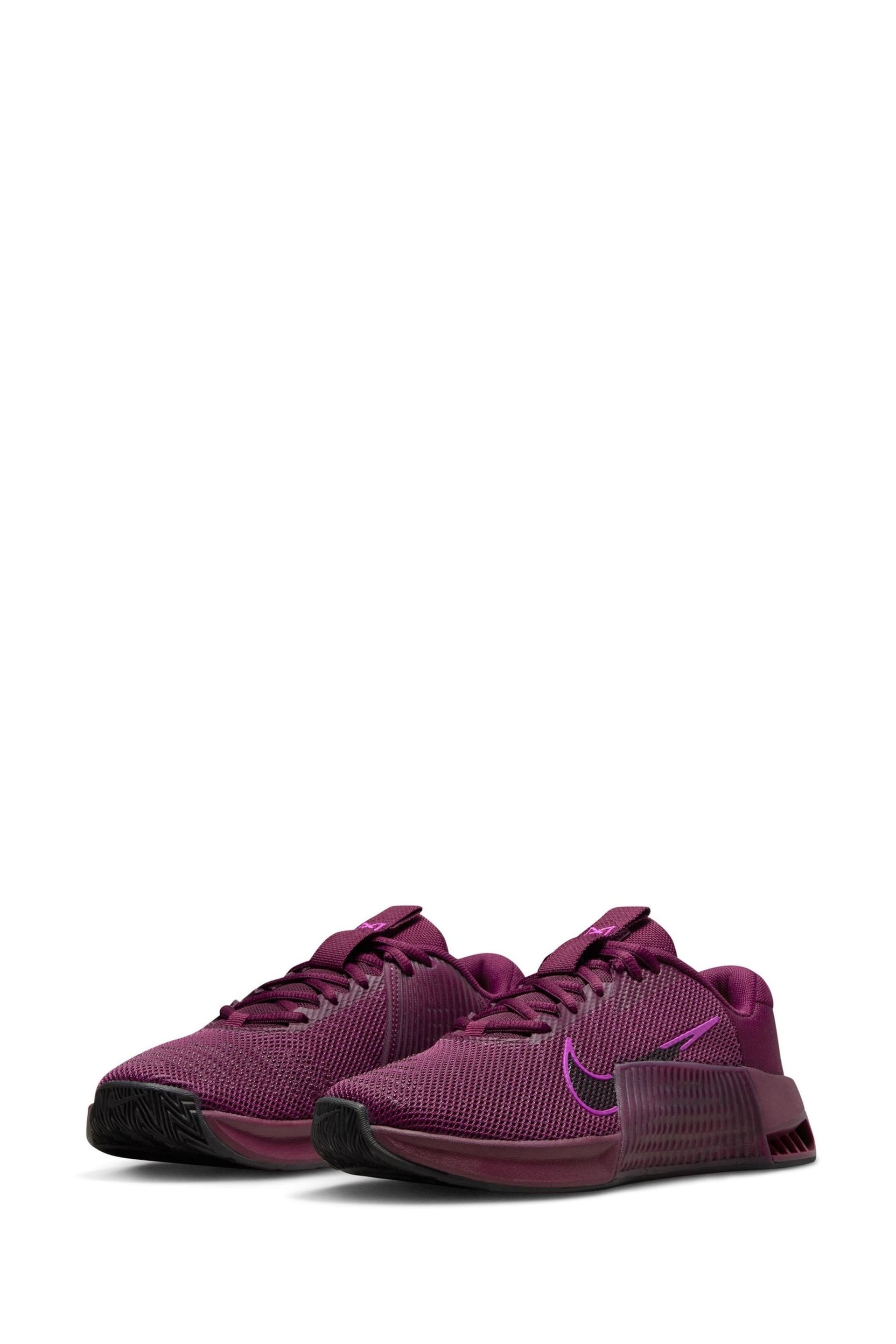 Nike Burgundy Red Metcon 9 Training Trainers - Image 5 of 13