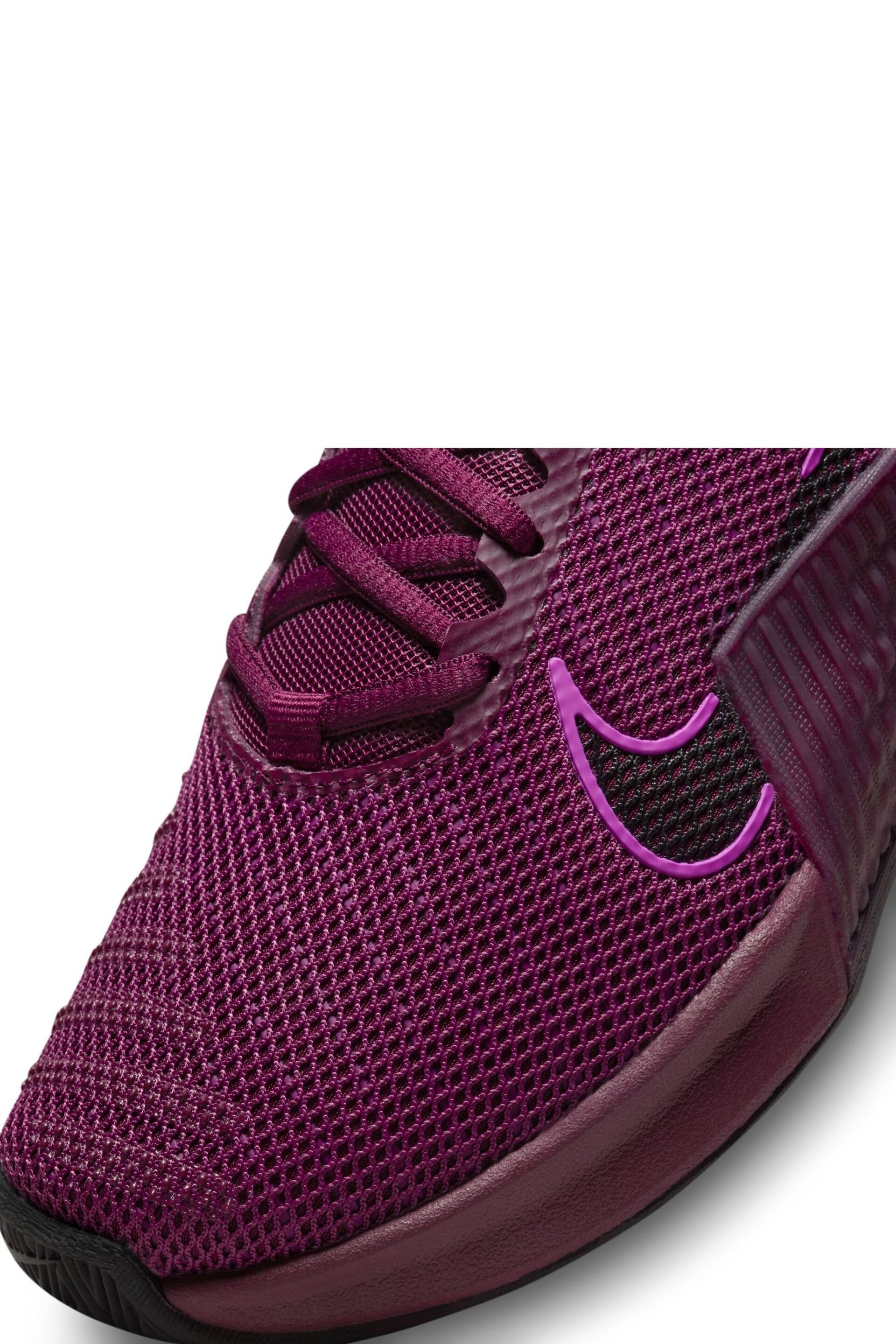 Nike Burgundy Red Metcon 9 Training Trainers - Image 9 of 13