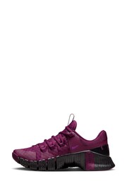 Nike Burgundy Red Free Metcon 5 Training Trainers - Image 7 of 10