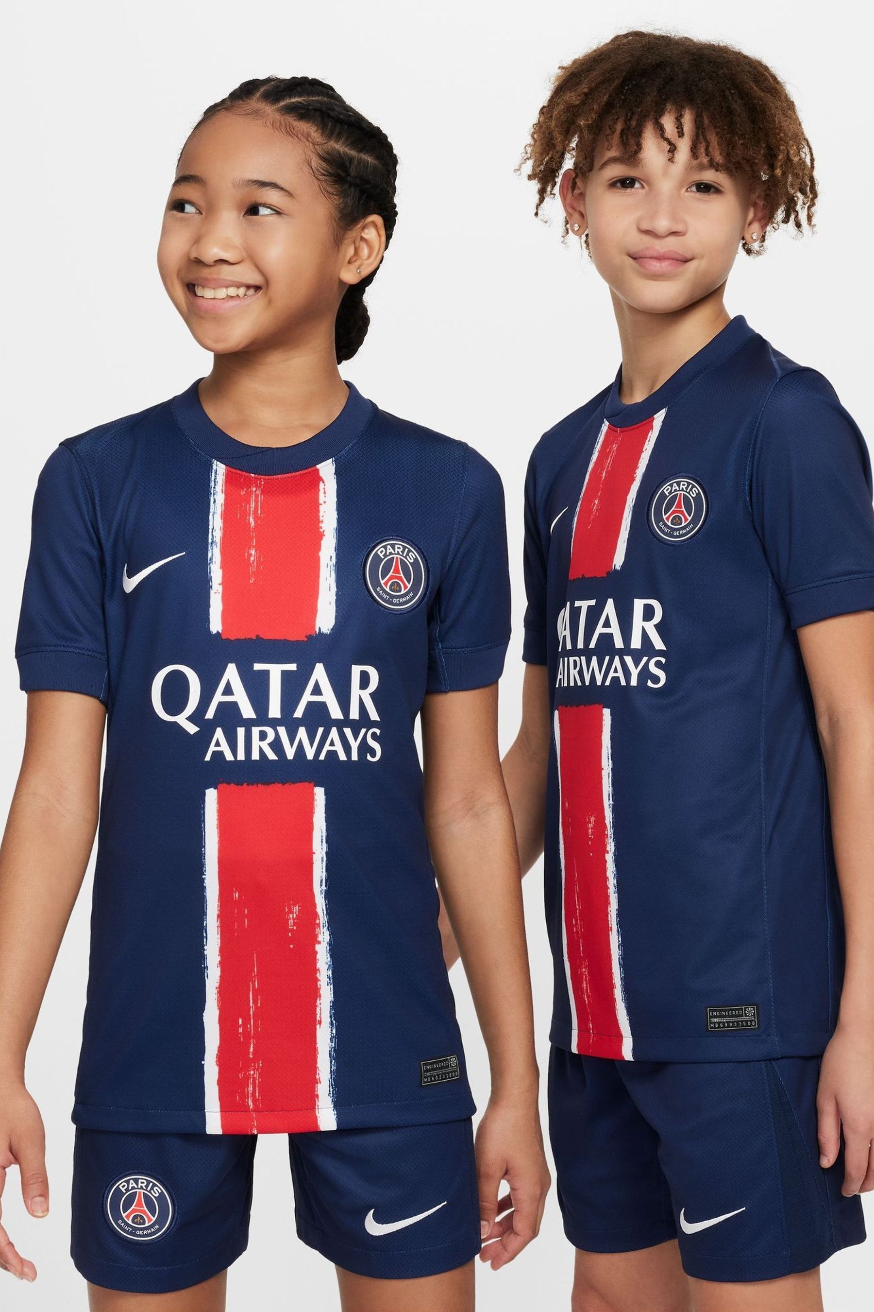 Buy Nike Jr. PSG Stadium 24 25 Home Football Shirt from the Next UK online shop