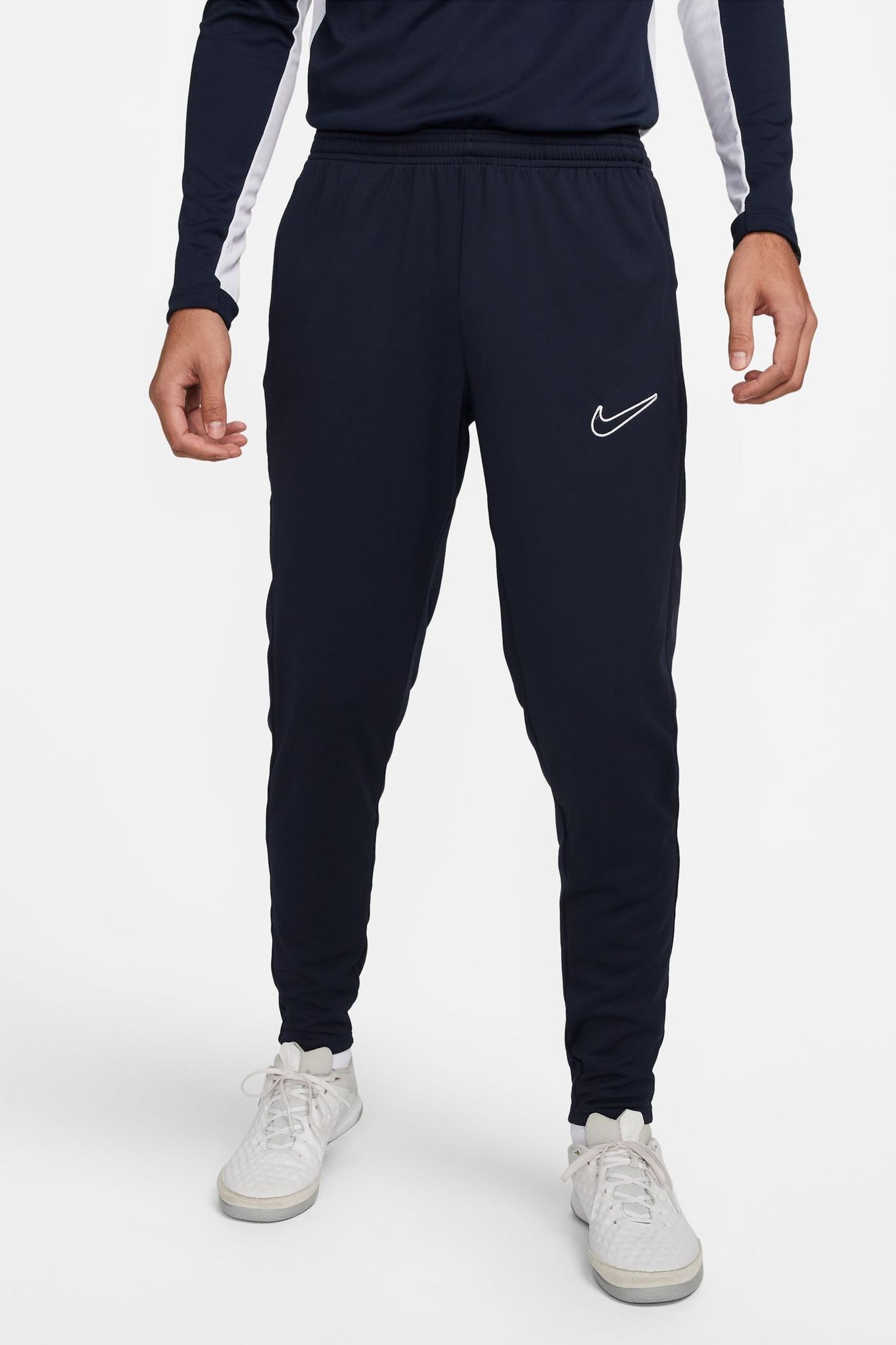 Nike dri fit joggers navy outlet