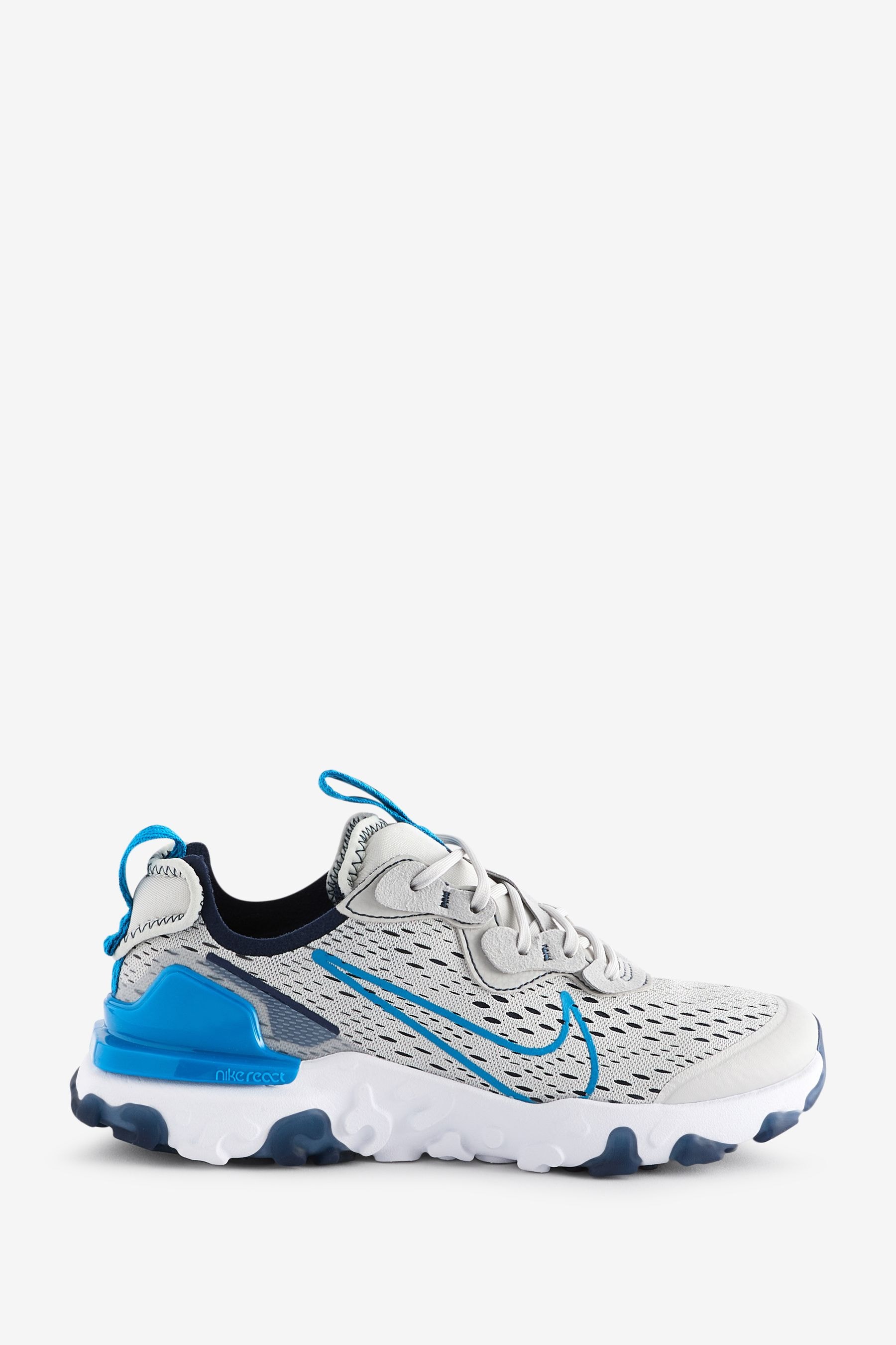 Buy Nike Grey React Vision Youth Trainers from Next Luxembourg