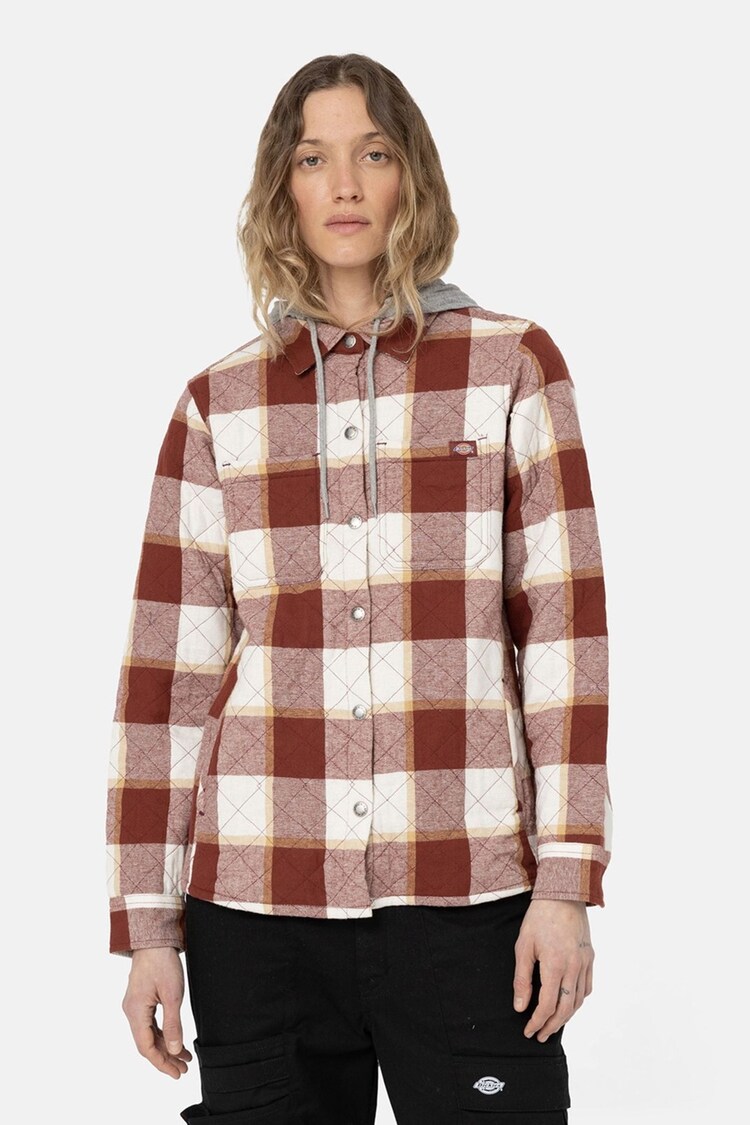 Dickies Red Flannel Shirt 100% Cotton Jacket - Image 1 of 5