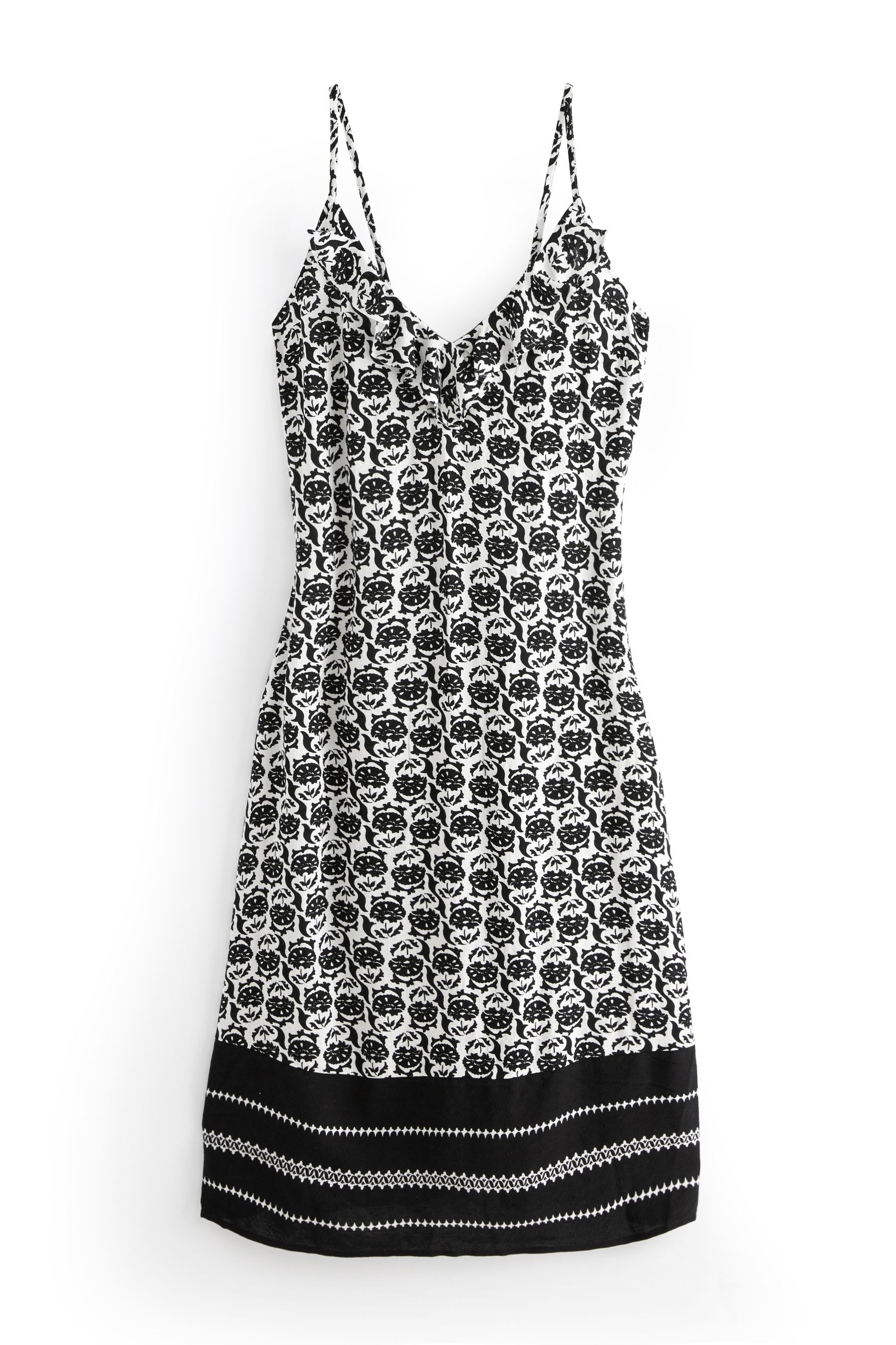 Next black and white dress new arrivals