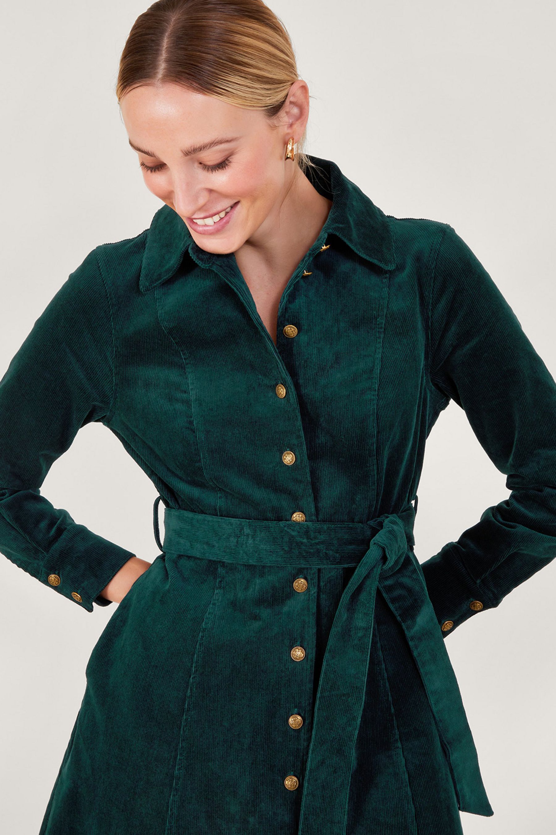Cord shirt dress outlet