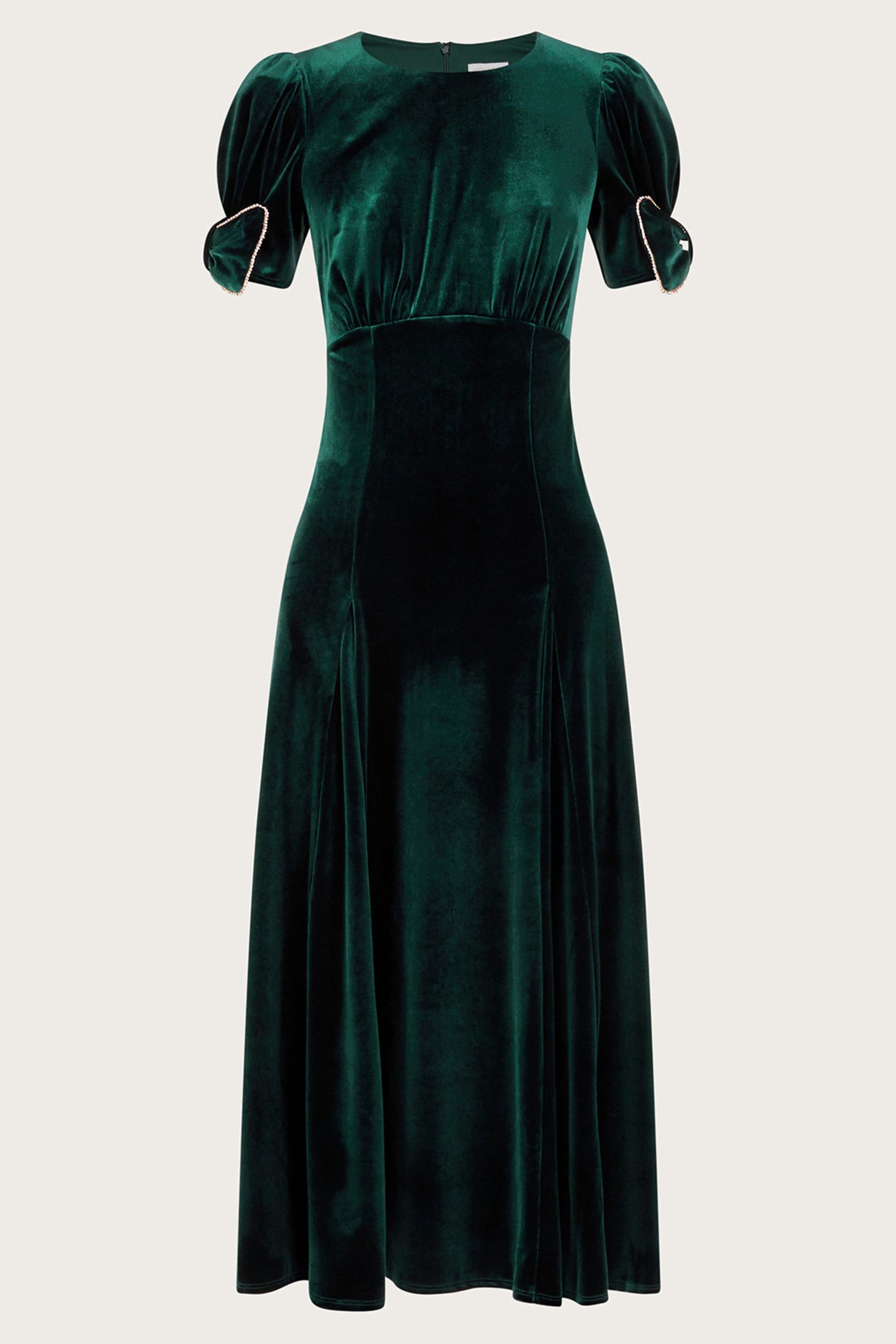 Green velvet dress monsoon hotsell