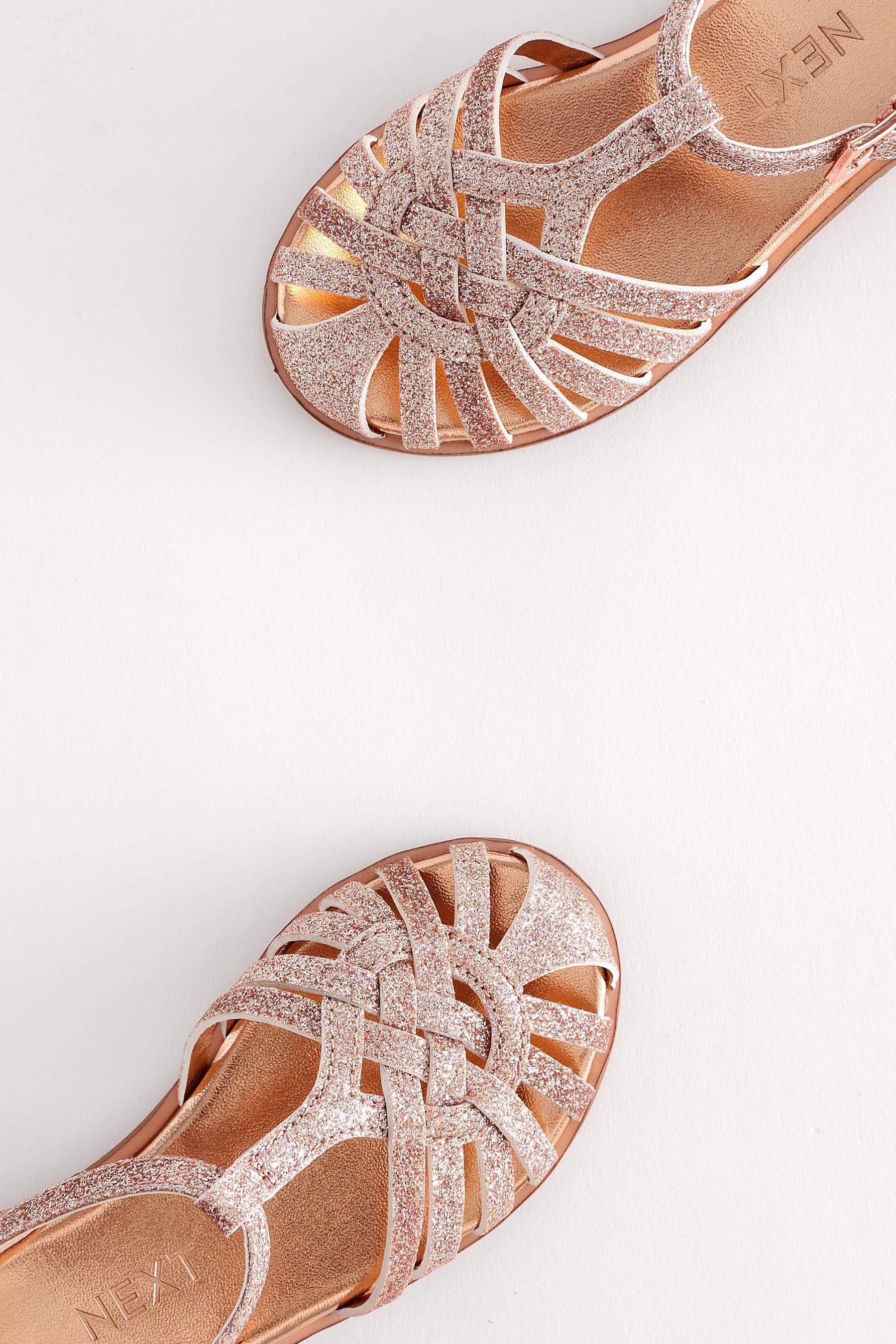 Next glitter sandals deals