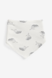 Grey Whale Baby 100% Cotton Bibs 3 Pack - Image 3 of 5