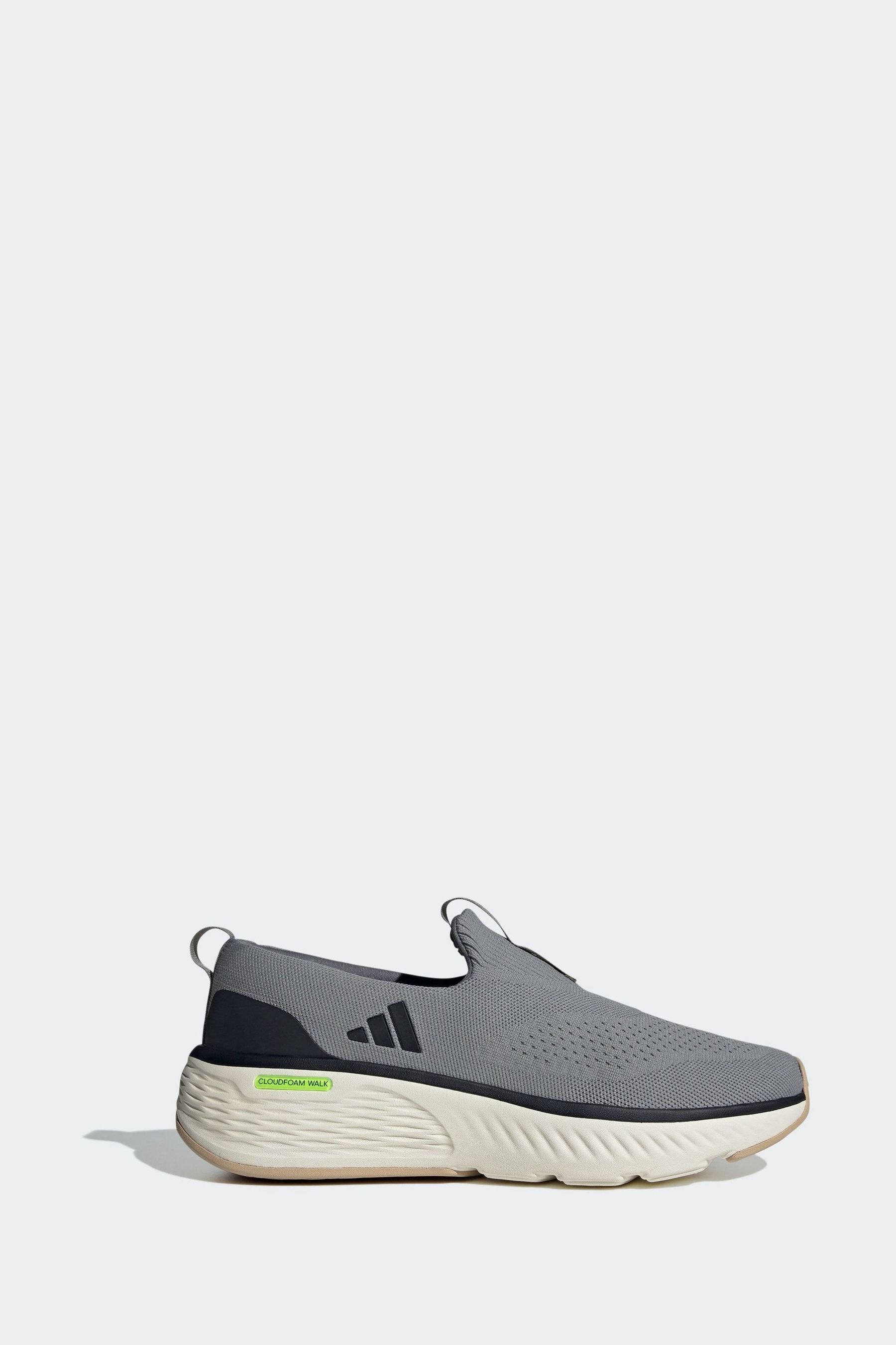 adidas Grey Black Cloudfoam Go Lounger In Trainers