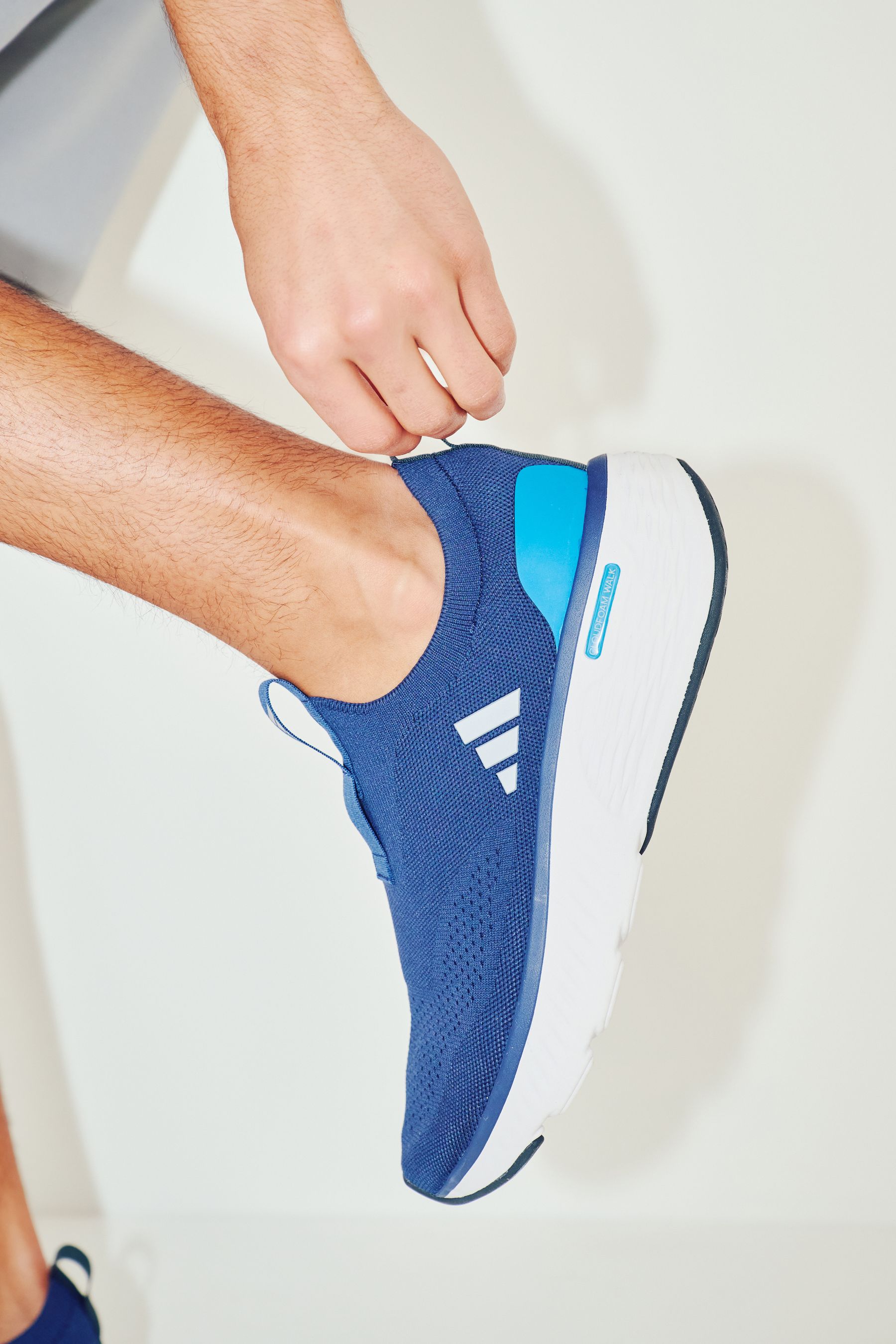 Buy adidas Black Navy Cloudfoam Go Sock Trainers from Next Bahrain