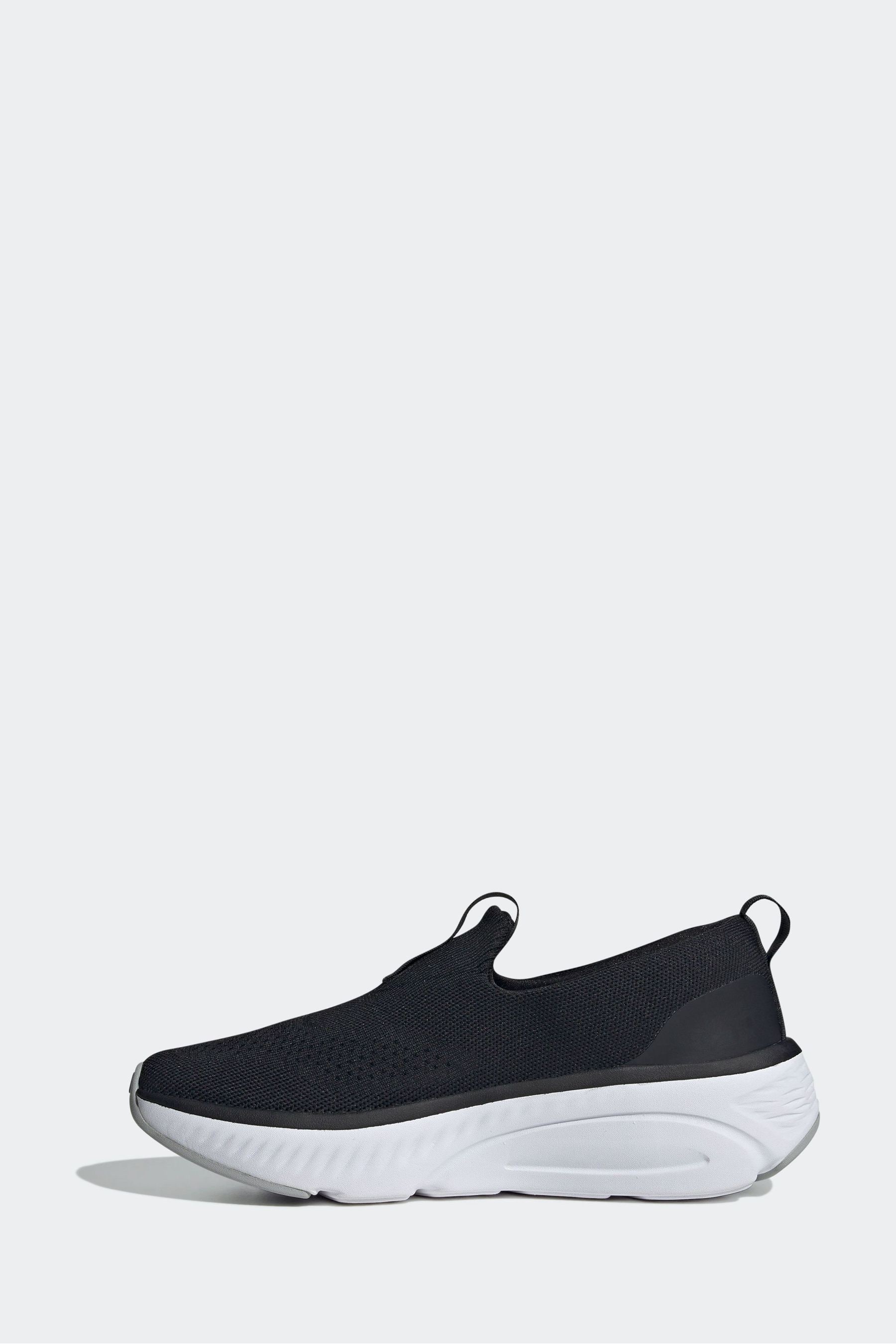 Black and white adidas cloudfoam online