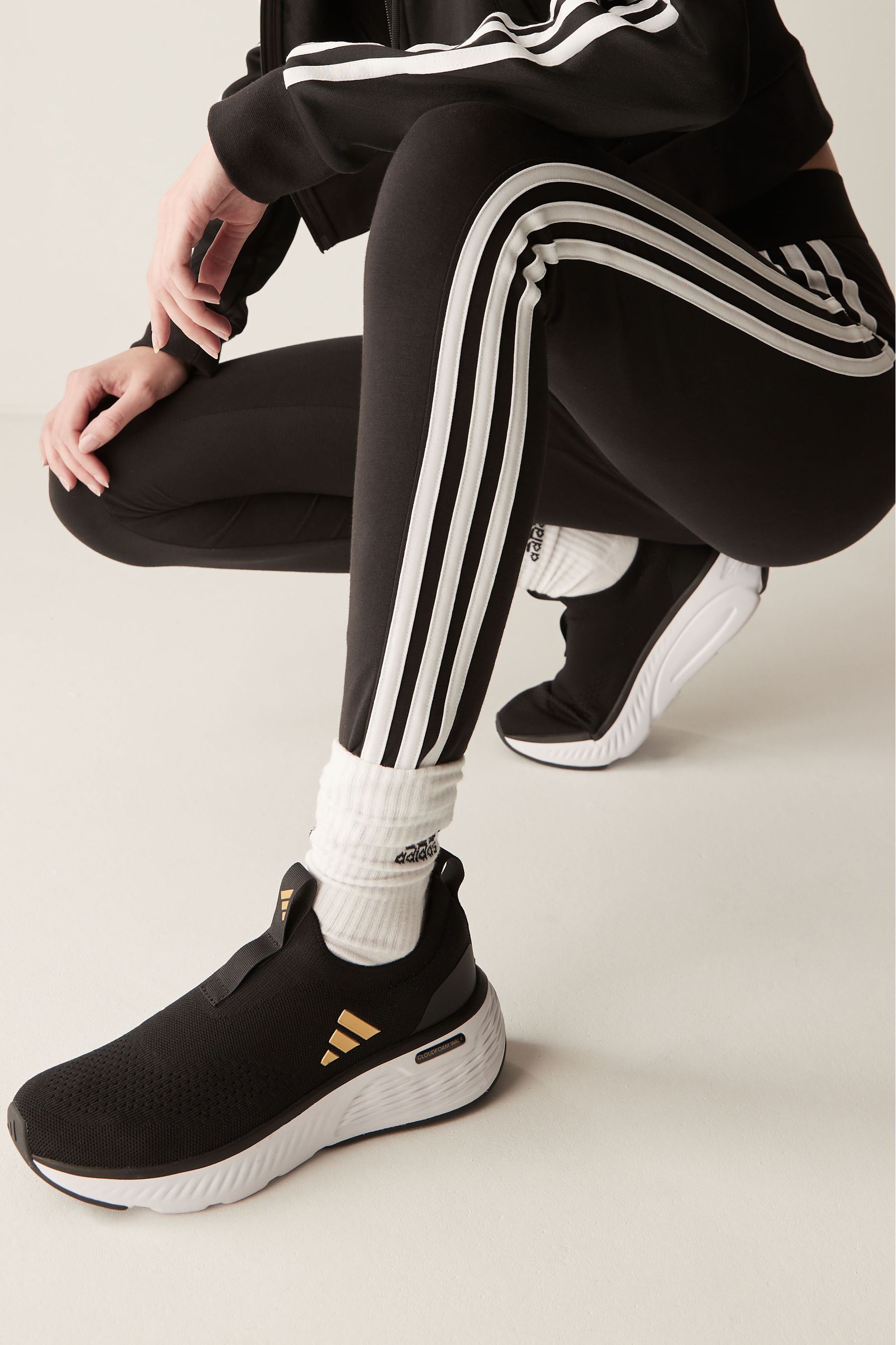 Adidas black and gold womens sales