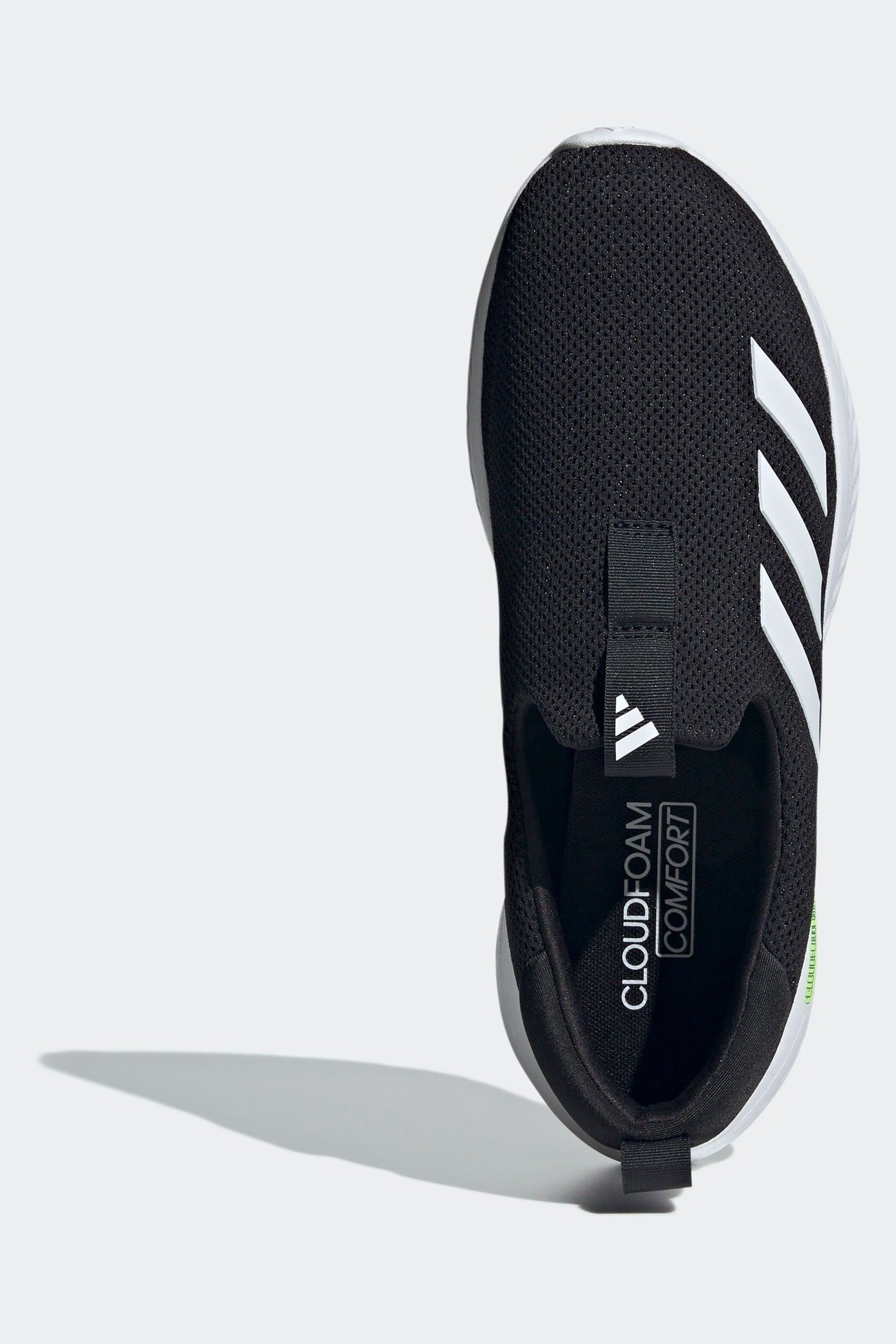 Cloudfoam adidas black and white top