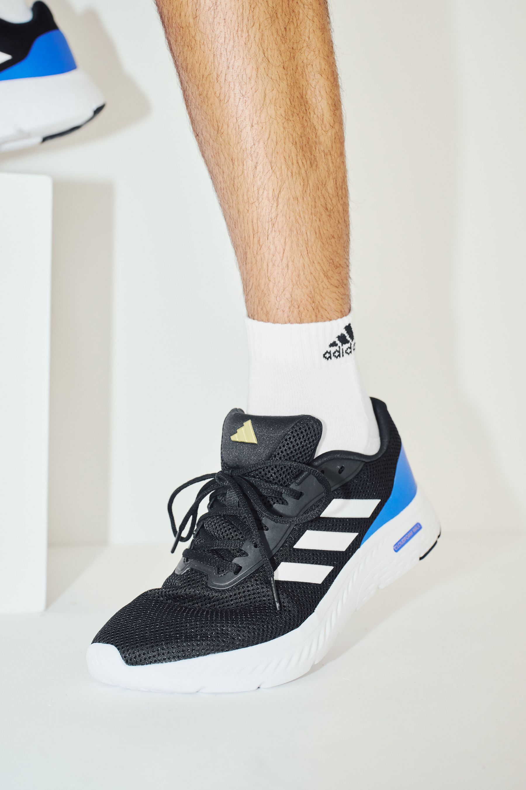 adidas Black Navy Cloudfoam Move In Trainers