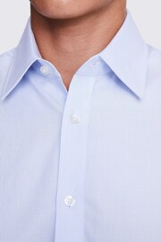 MOSS Regular Fit Blue Sky Dobby Shirt - Image 2 of 4