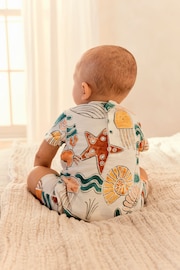 Multi Sea Character Baby Jersey Romper - Image 3 of 12