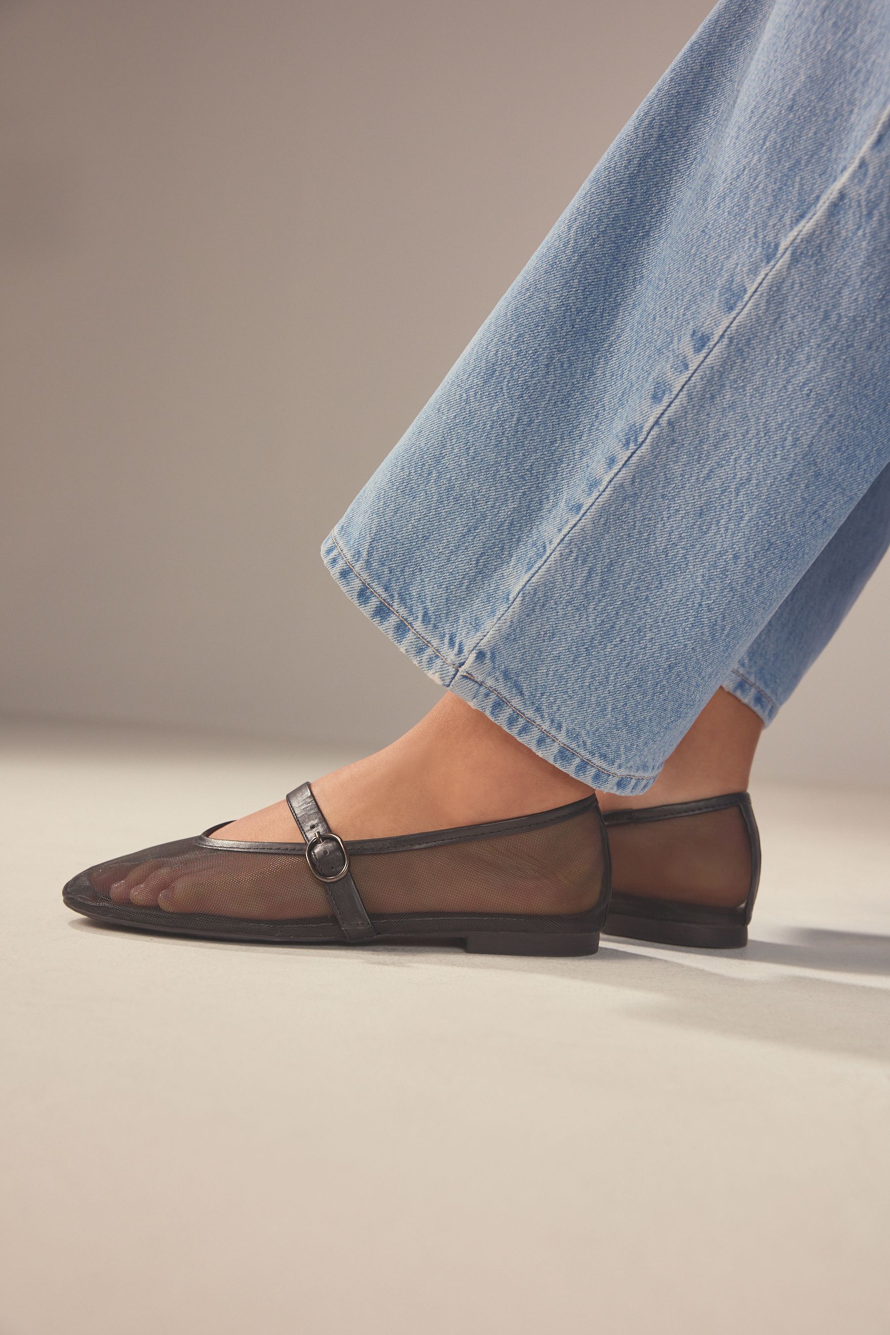Mesh mary jane shoes shop
