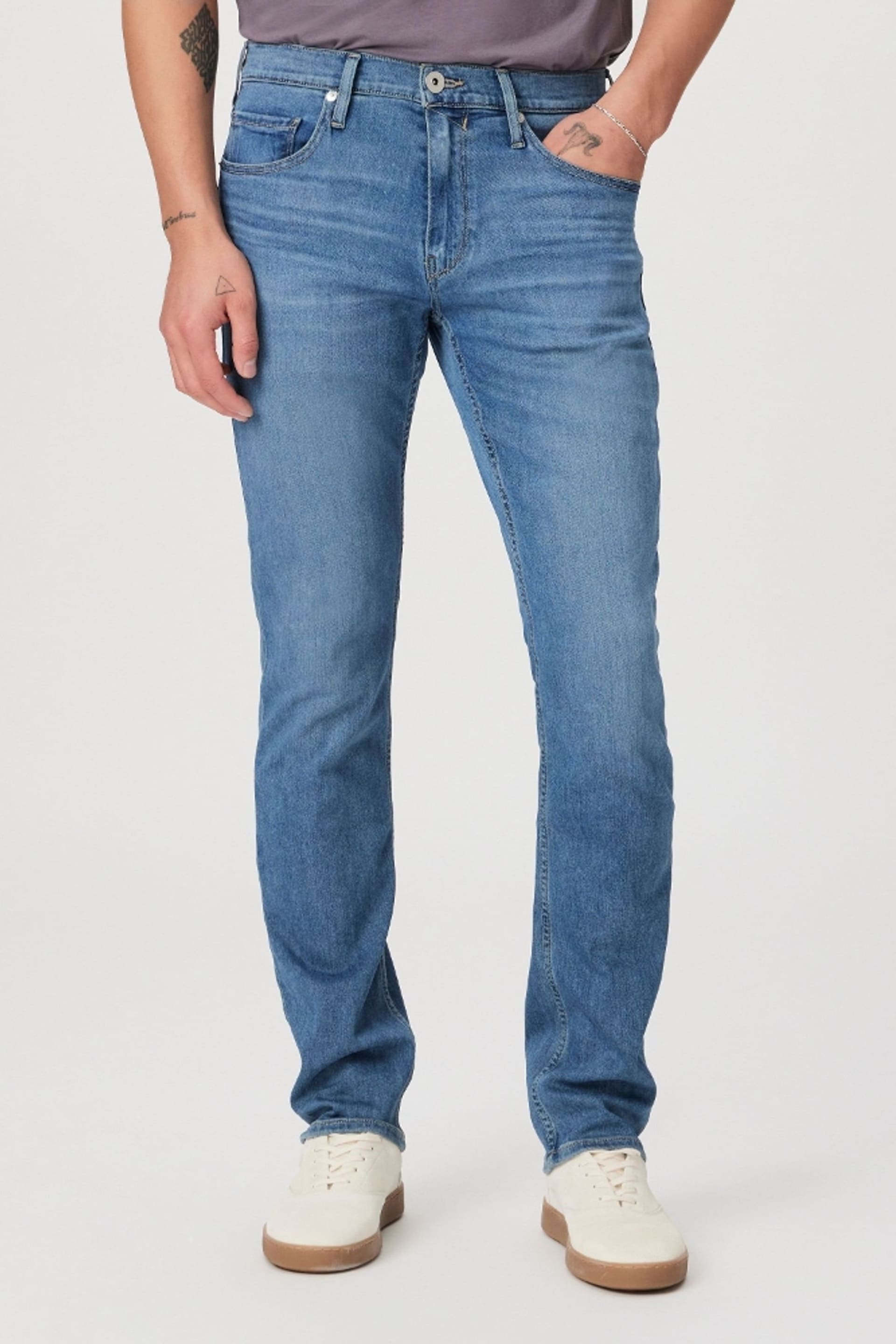 Paige Lennox Slim Fit Stretch Denim Jeans - Image 1 of 5