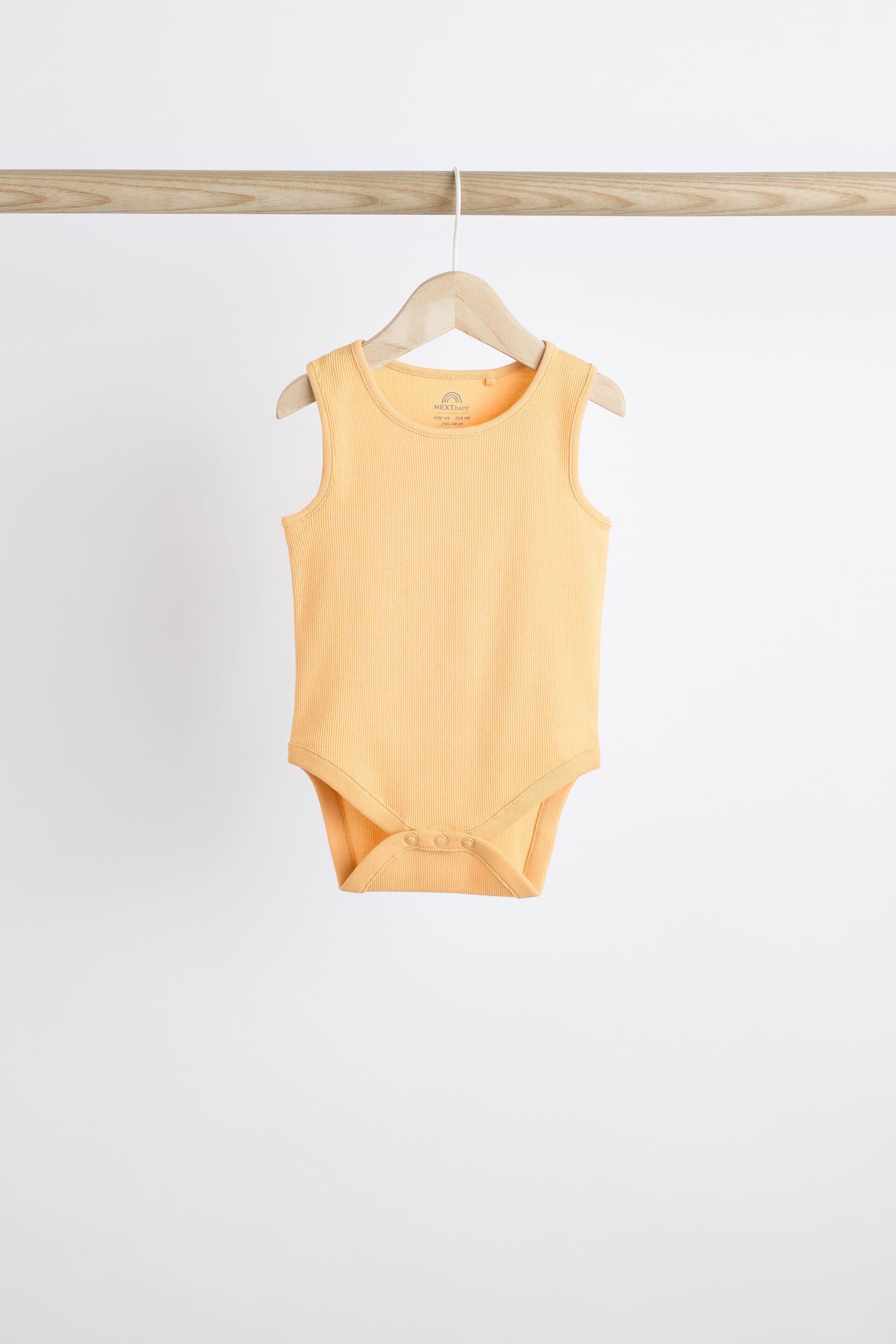 Muted Character Baby Bodysuits 5 Pack - Image 5 of 14